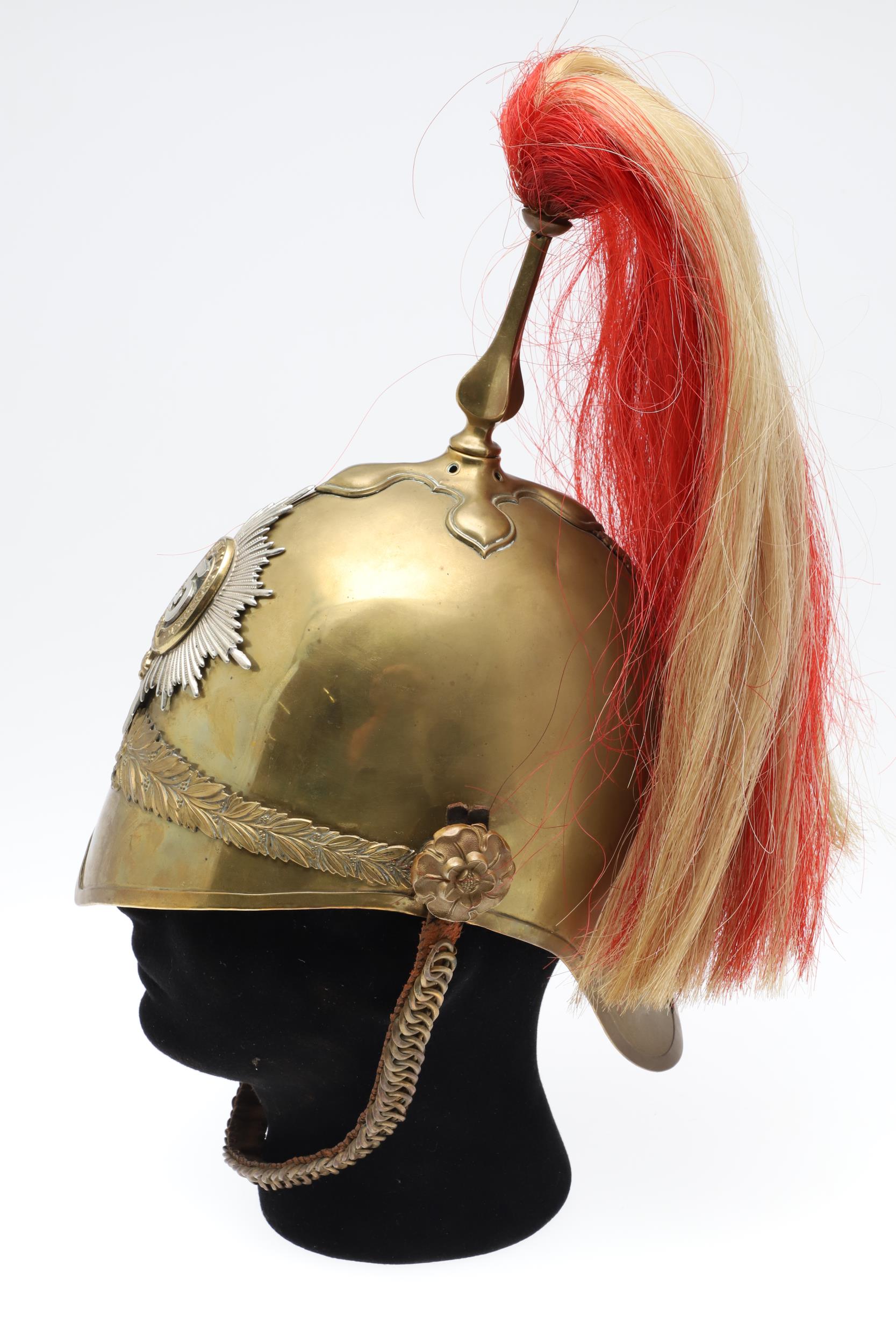 A 5TH DRAGOON GUARDS 1871 PATTERN HELMET. - Image 7 of 15