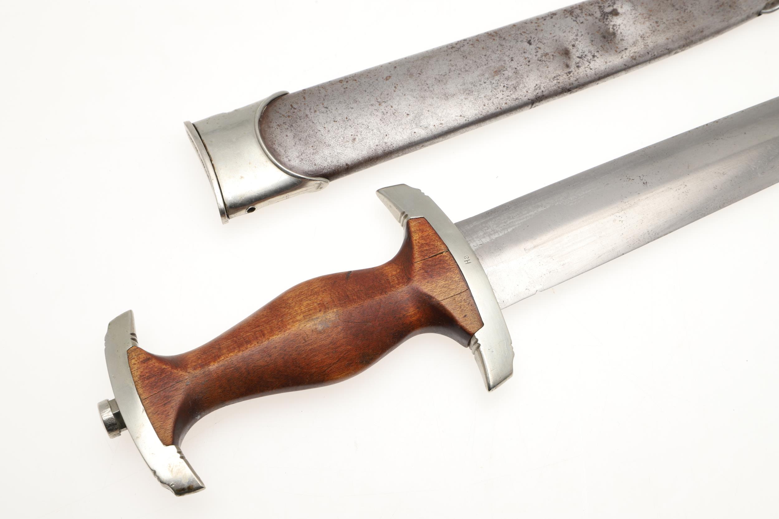 A SECOND WORLD WAR GERMAN SA DAGGER AND SCABBARD. - Image 3 of 8