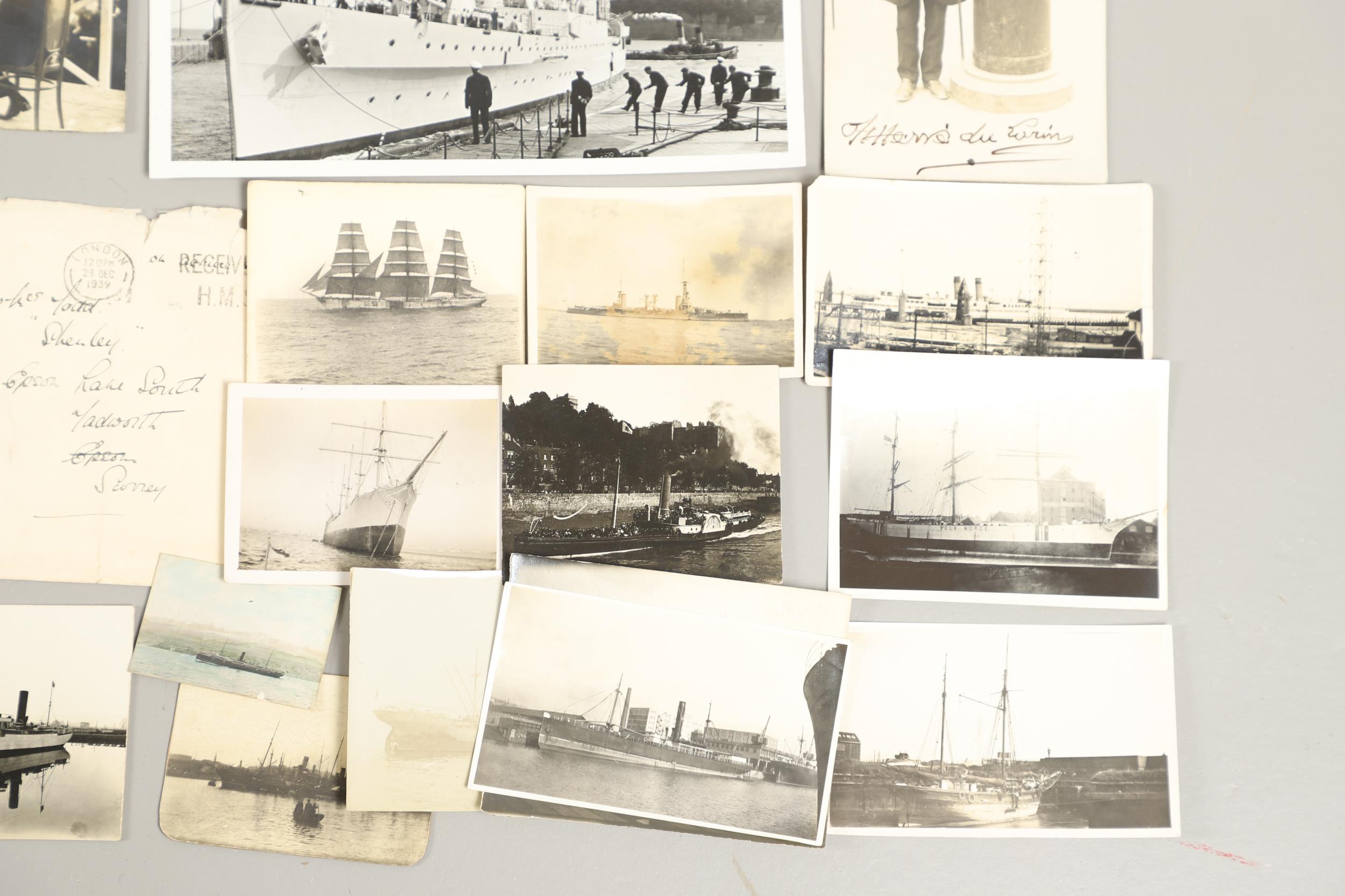 A LARGE AND INTERESTING COLLECTION OF PHOTOGRAPHS OF NAVAL RELATED SUBJECTS. - Image 8 of 22