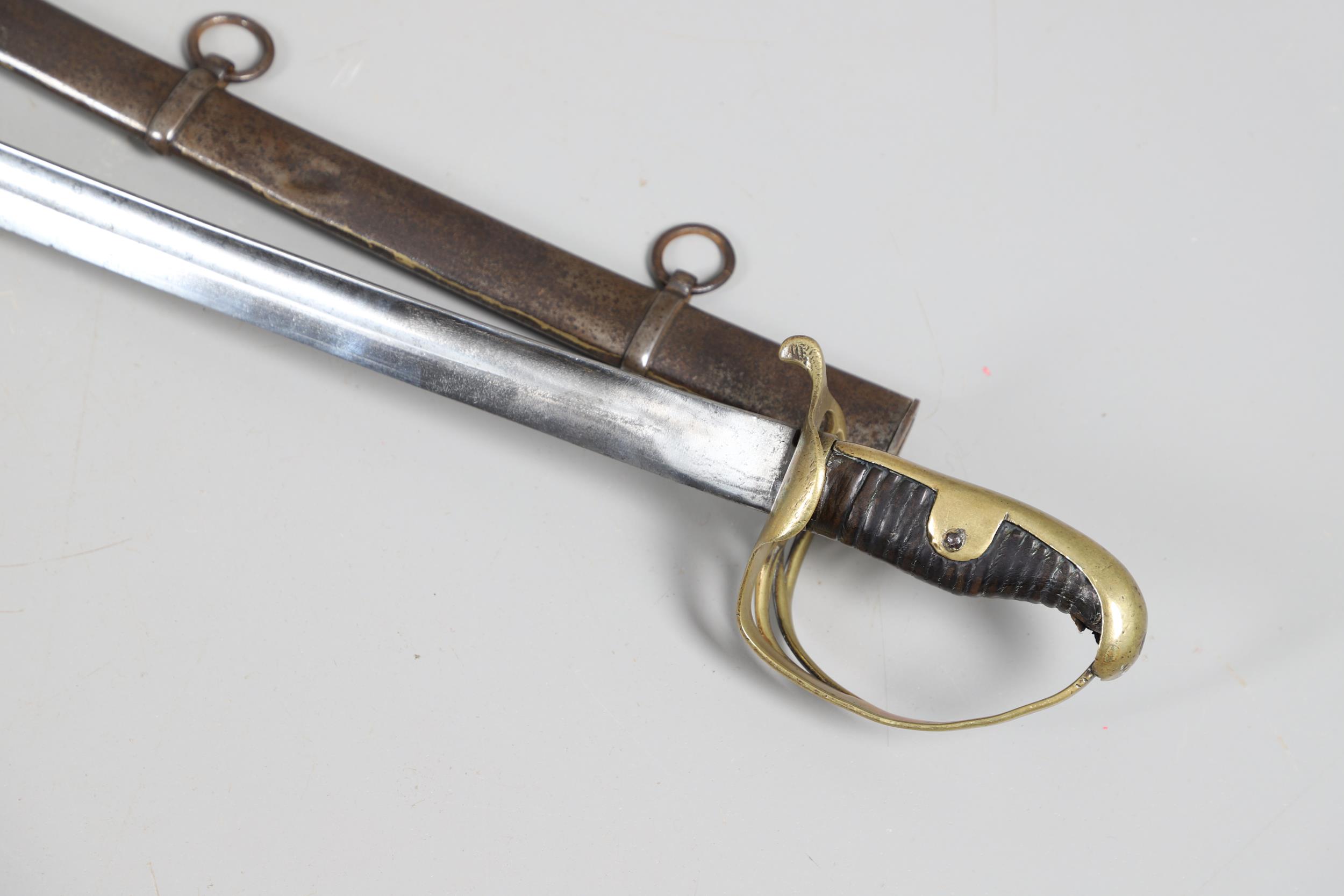 A FIRST WORLD WAR TURKISH CAVALRY OFFICER'S SABRE AND SCABBARD. - Image 11 of 15