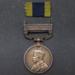 AN INDIA GENERAL SERVICE MEDAL TO THE SUSSEX REGIMENT.