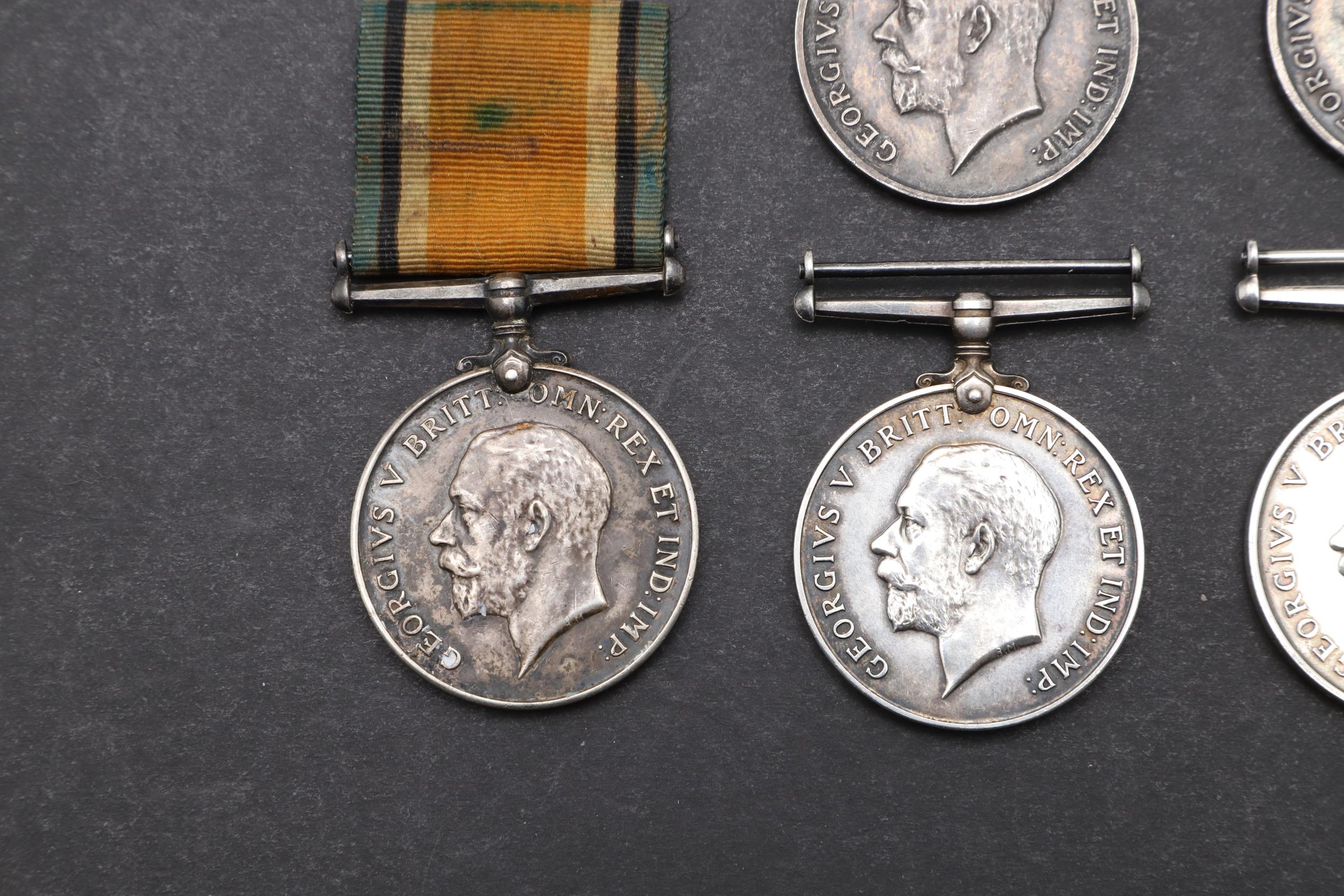A COLLECTION OF SIX FIRST WORLD WAR WAR MEDALS TO THE DORSET REGIMENT AND OTHERS, A MILITARY MEDAL R - Bild 3 aus 6