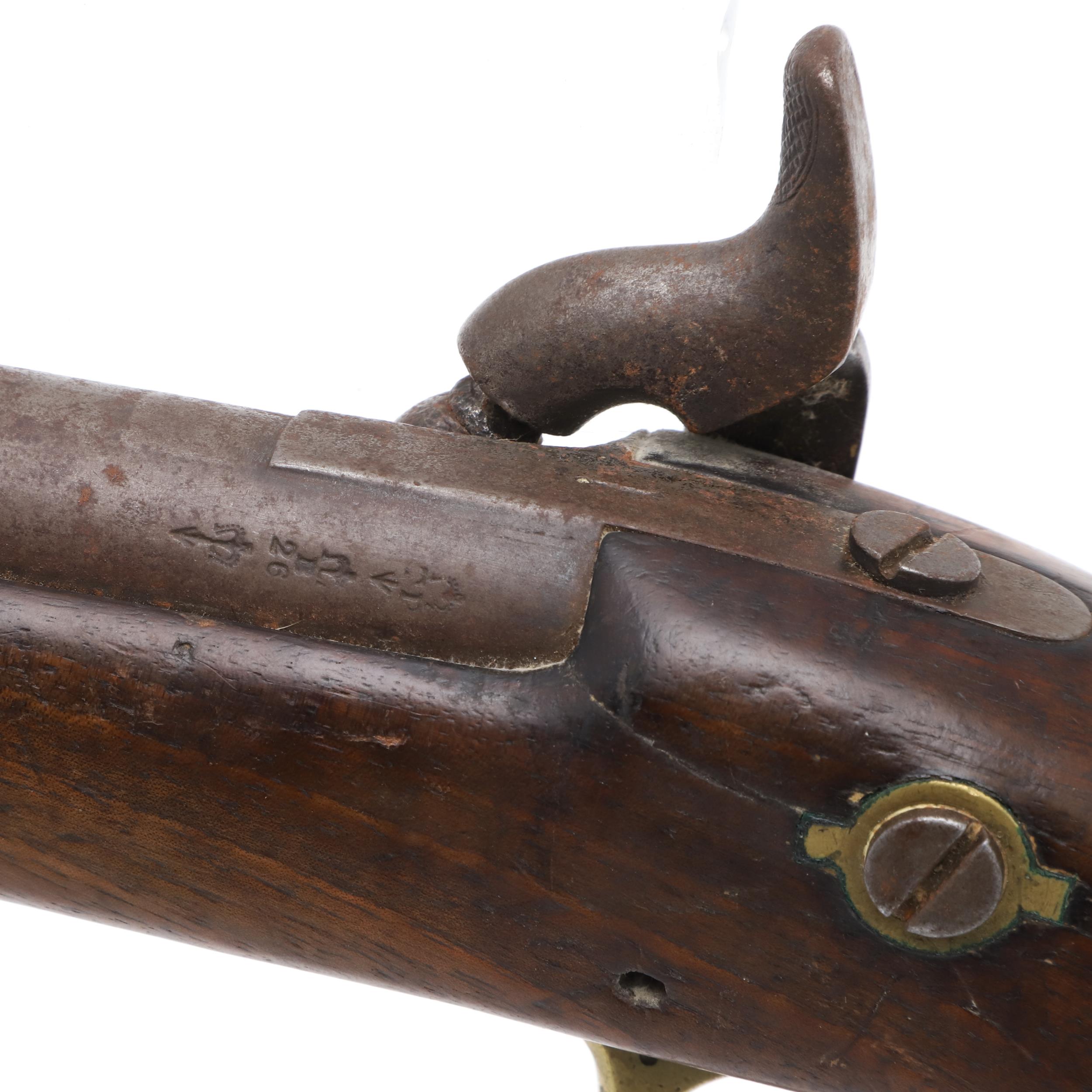 A VICTORIAN TOWER ISSUED 1856 PATTERN PISTOL DATED 1857. - Bild 13 aus 14