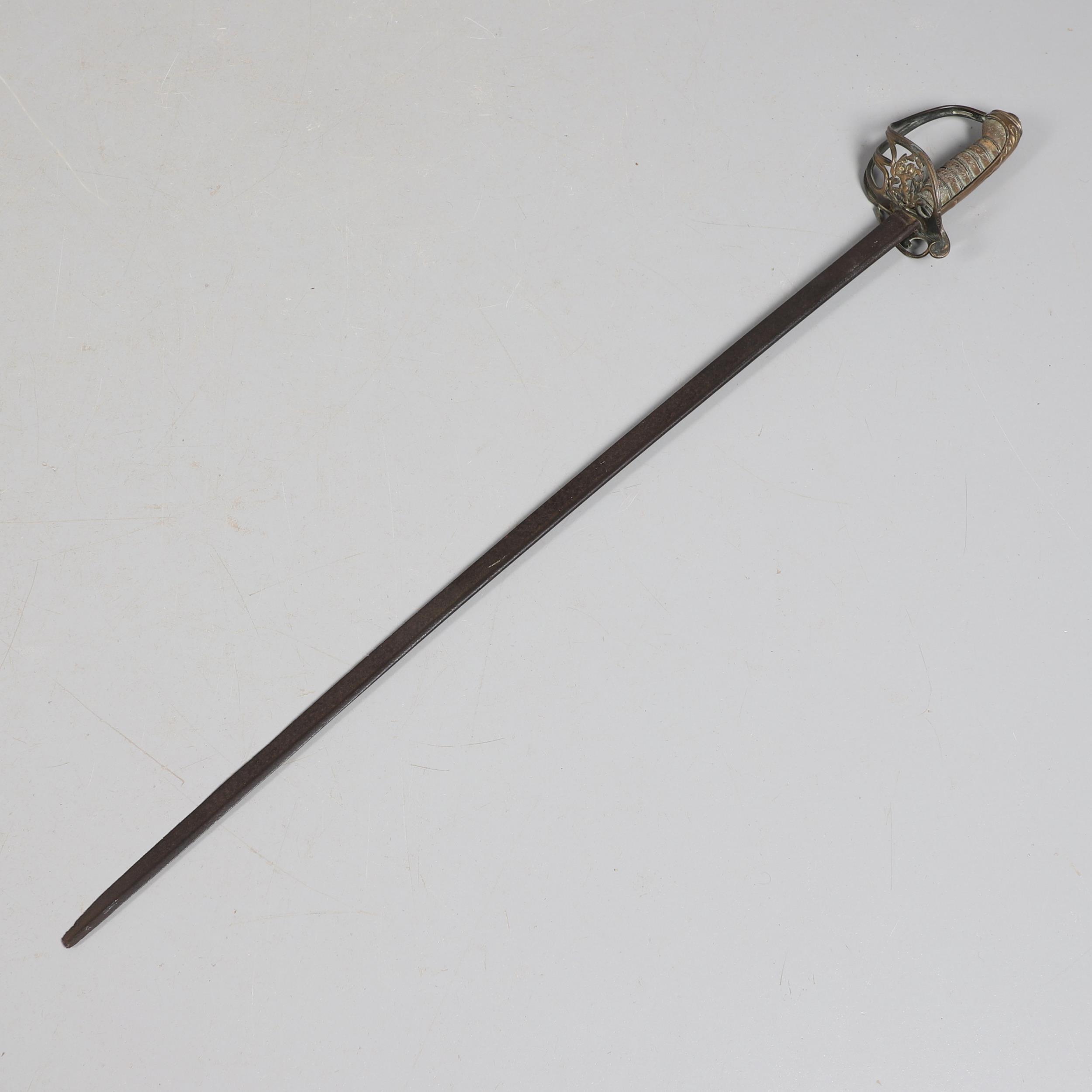 AN EAST INDIA COMPANY OFFICER'S 1822 PATTERN SWORD. - Image 4 of 10
