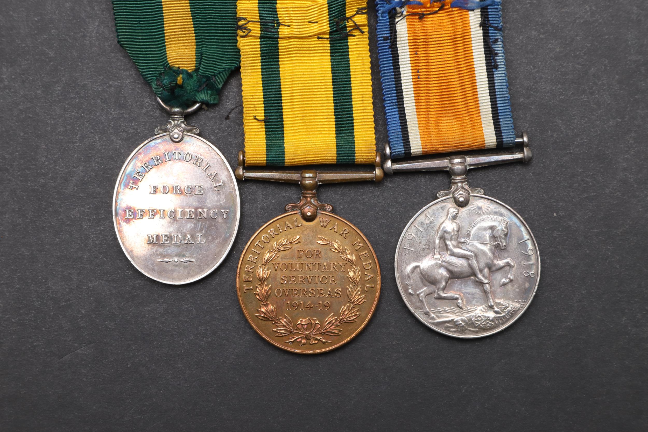 A FIRST WORLD WAR TERRITORIAL GROUP OF THREE TO THE ROYAL FIELD ARTILLERY. - Image 4 of 17