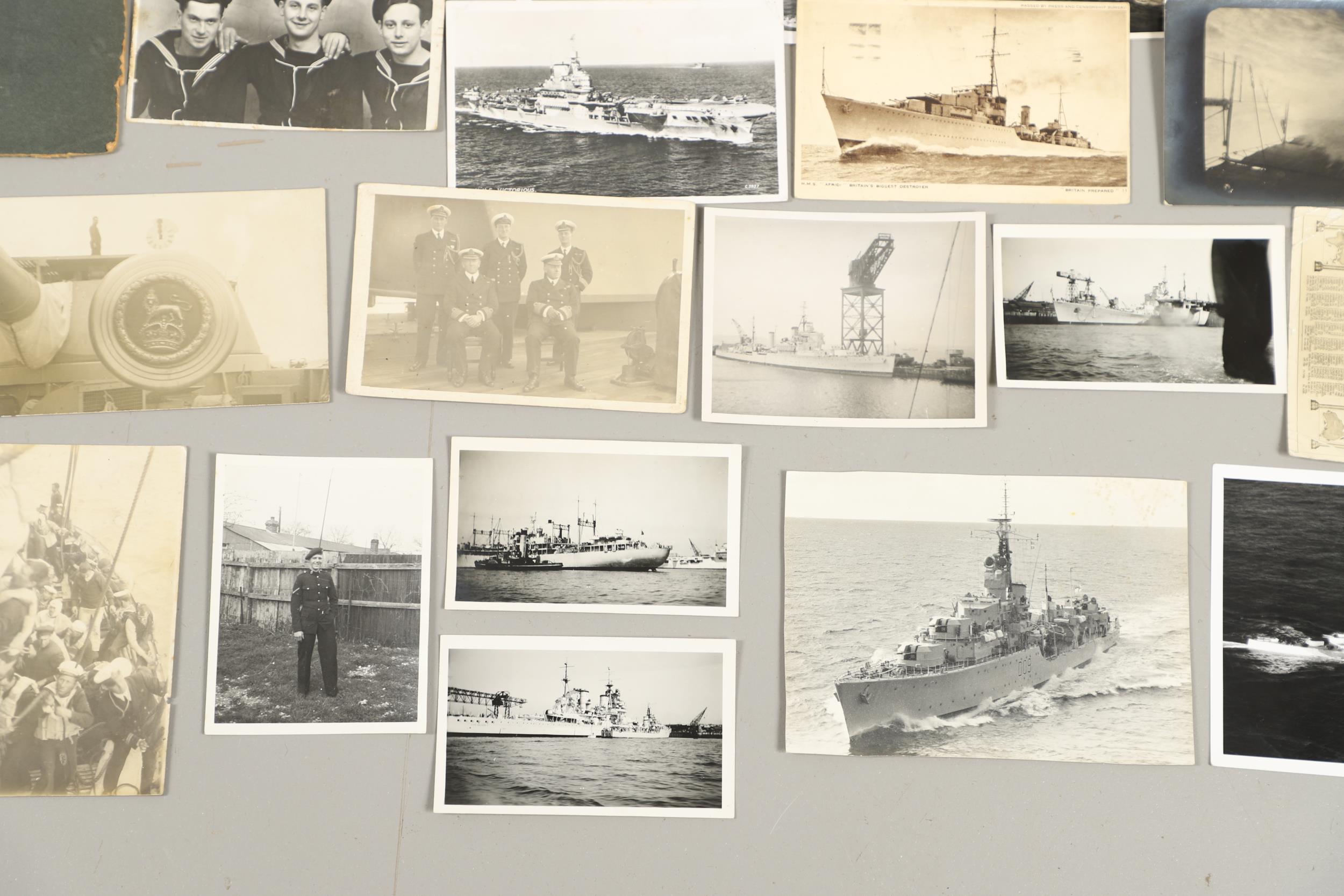 A LARGE AND INTERESTING COLLECTION OF PHOTOGRAPHS OF NAVAL RELATED SUBJECTS. - Image 6 of 22