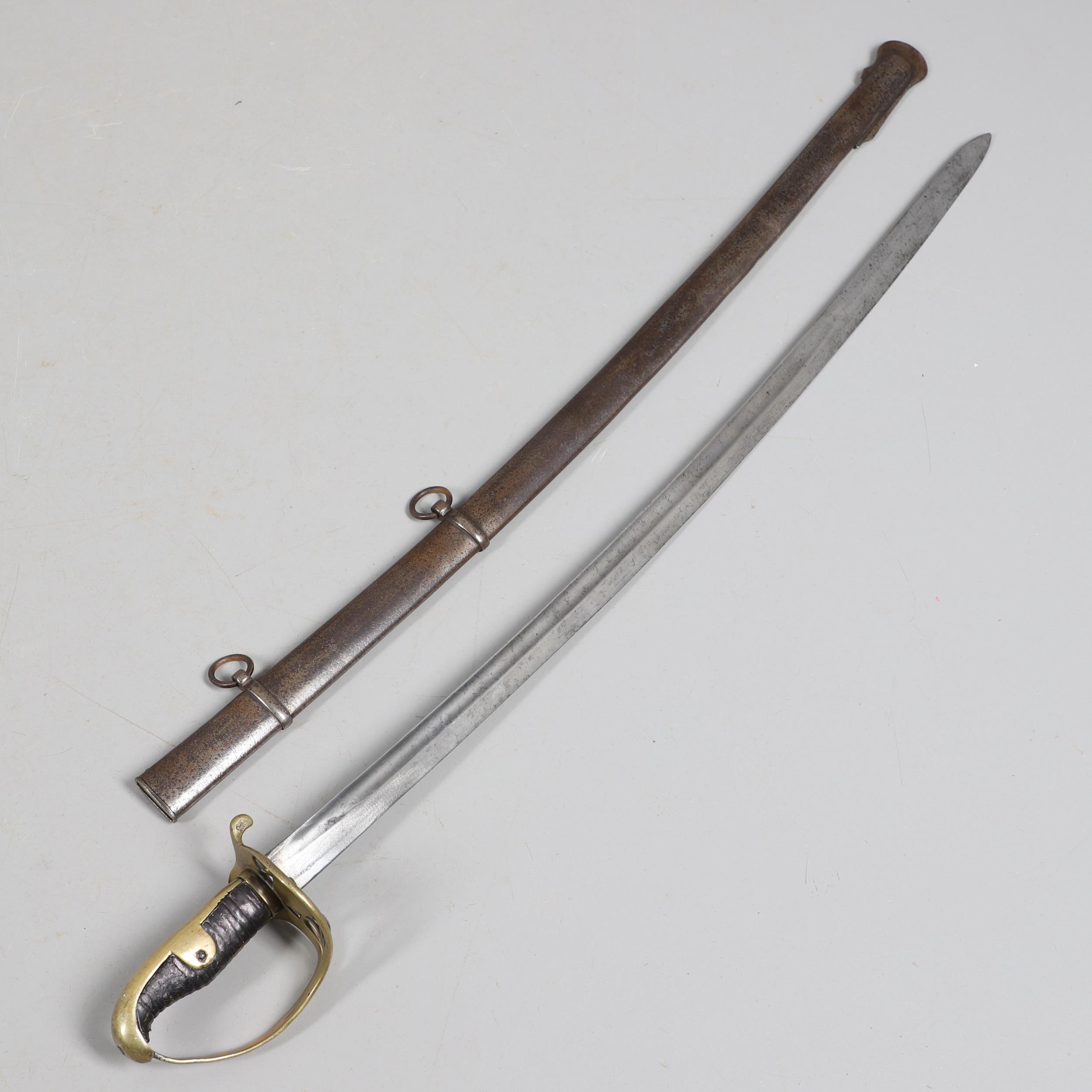 A FIRST WORLD WAR TURKISH CAVALRY OFFICER'S SABRE AND SCABBARD. - Image 4 of 15