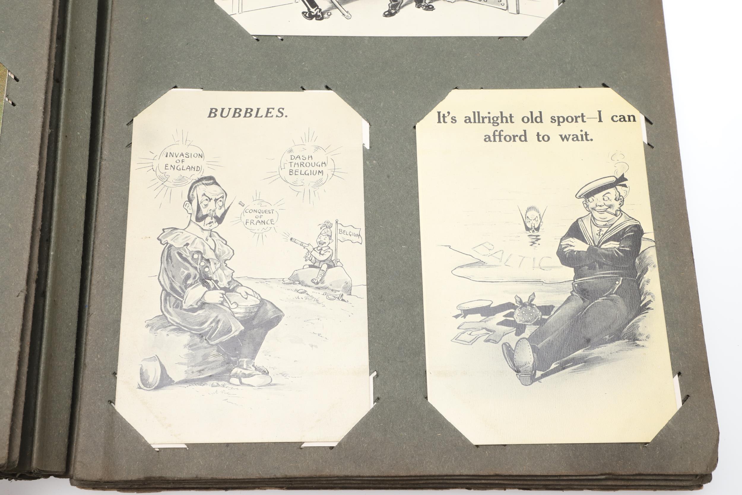 AN EXTENSIVE ALBUM OF FIRST WORLD WAR POSTCARDS. - Image 18 of 24