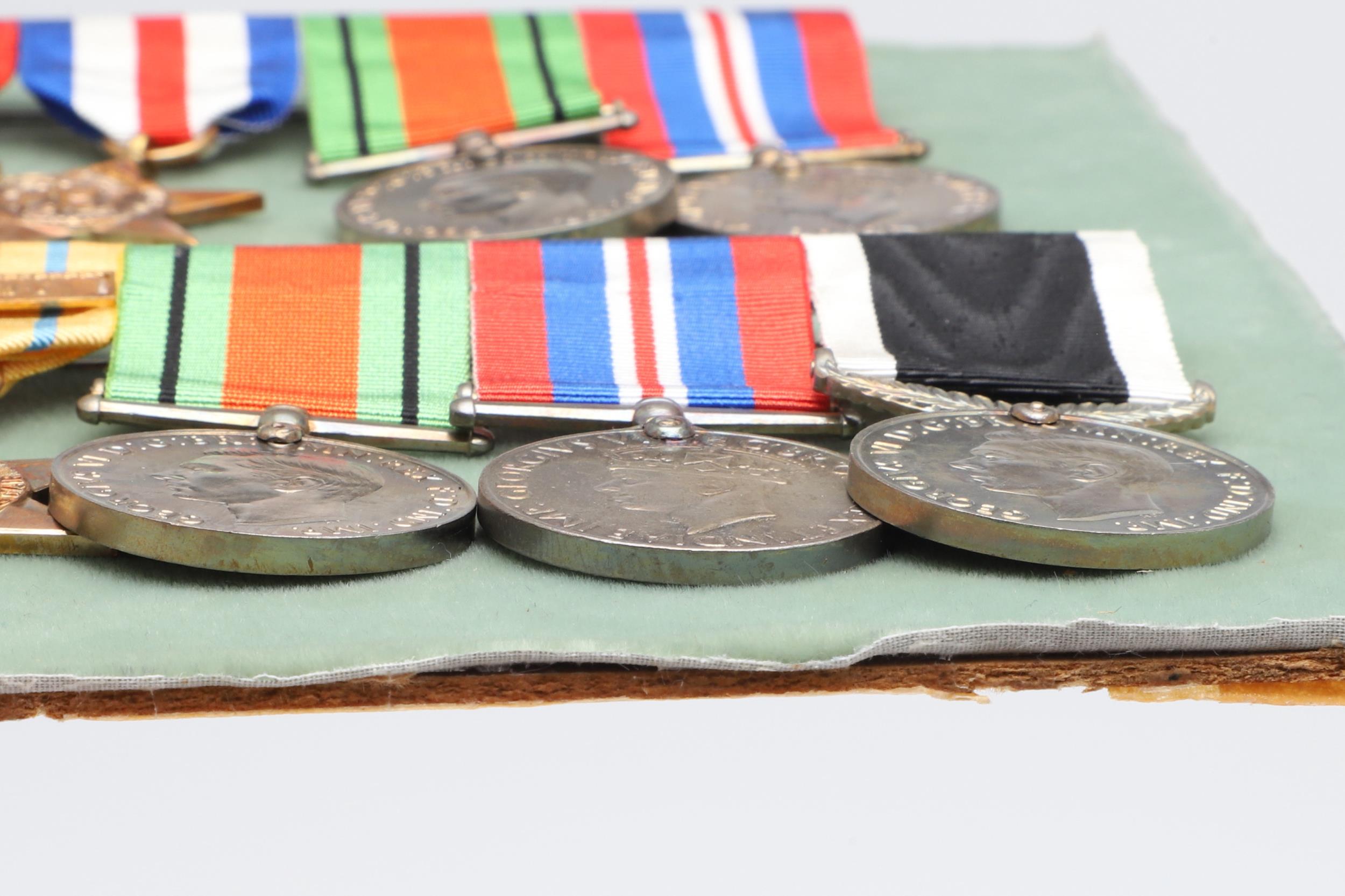 THREE BARS OF SECOND WORLD WAR MEDALS TO INCLUDE A NEW ZEALAND WAR SERVICE GROUP. - Image 10 of 11