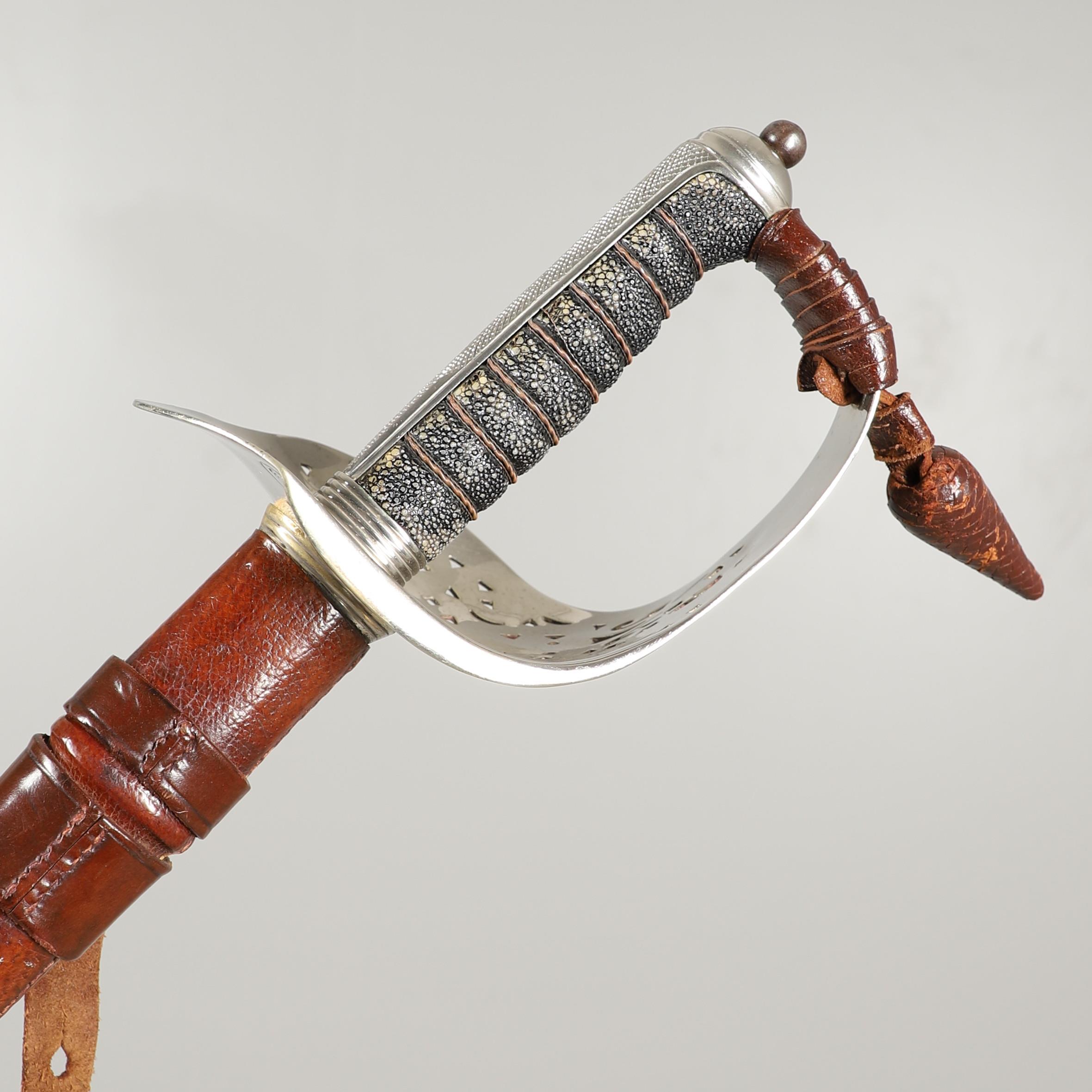 A ROYAL FUSILIERS 1897 PATTERN SWORD AND SCABBARD. - Image 2 of 14