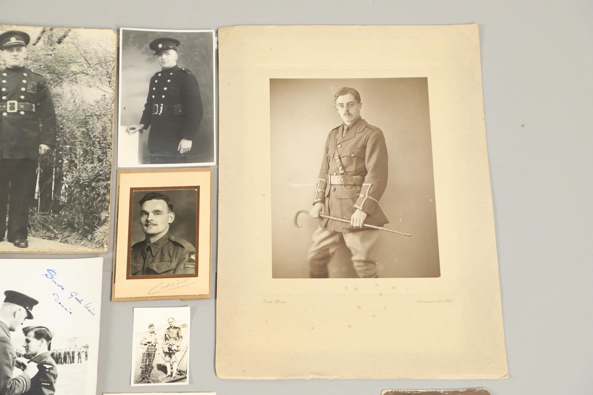 AN INTERESTING COLLECTION OF PORTRAIT PHOTOGRAPHS OF MEN IN UNIFORM TO INCLUDE ROYAL FLYING CORPS AN - Image 6 of 26
