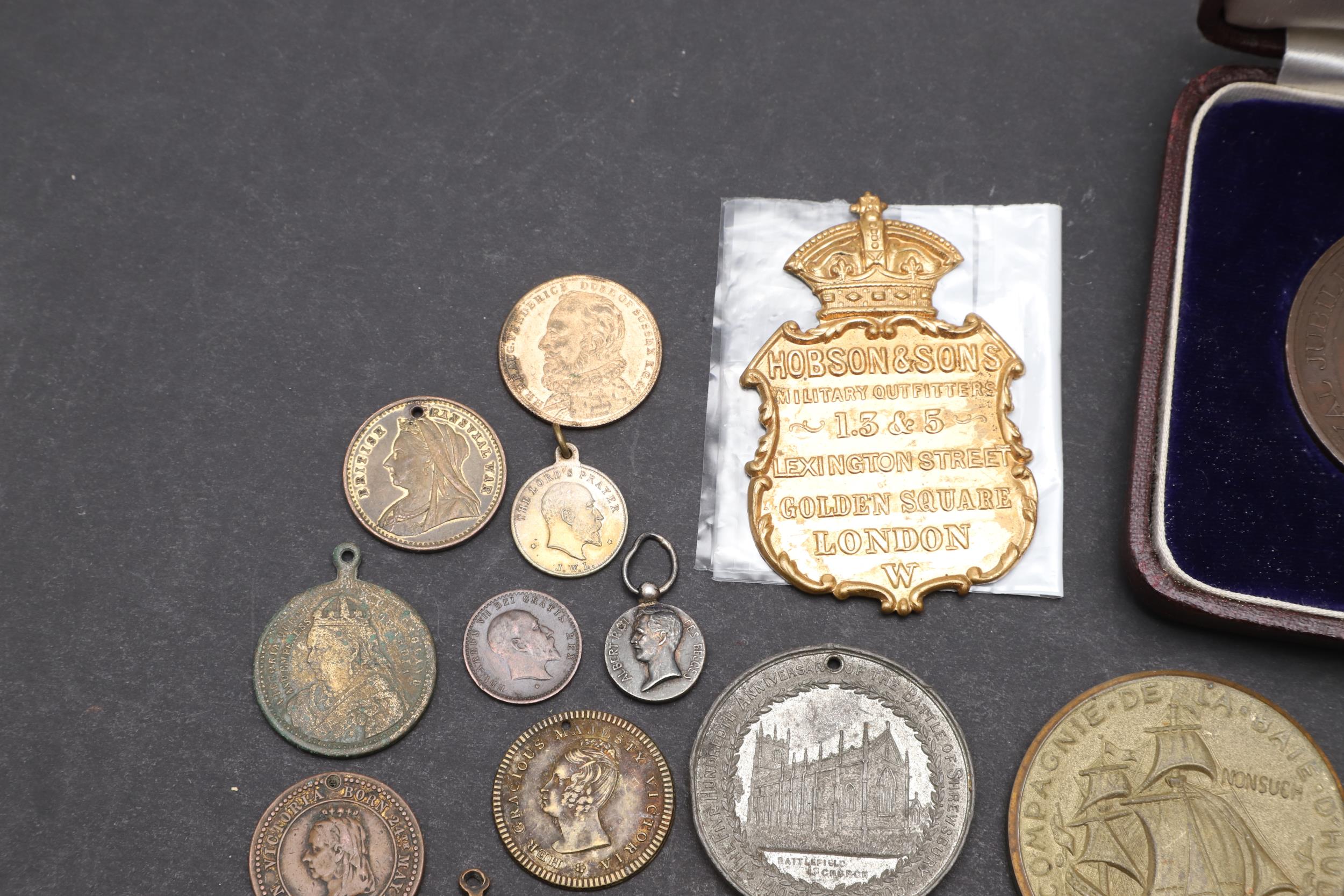 A COLLECTION OF COMMEMORATIVE AND SPORTING MEDALS. - Image 2 of 15
