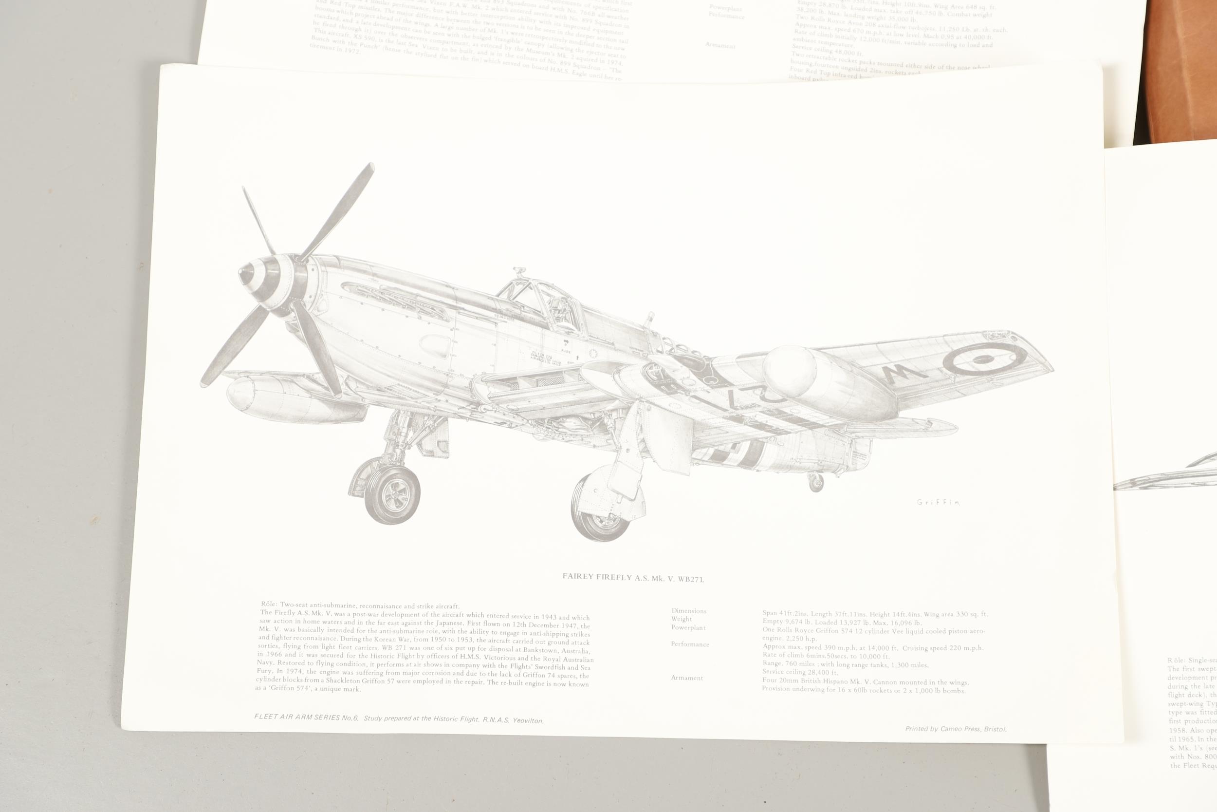 AN INTERESTING COLLECTION OF MILITARY AIRCRAFT PLANS, MANUALS, DOCUMENTS AND OTHER ITEMS. - Bild 23 aus 28