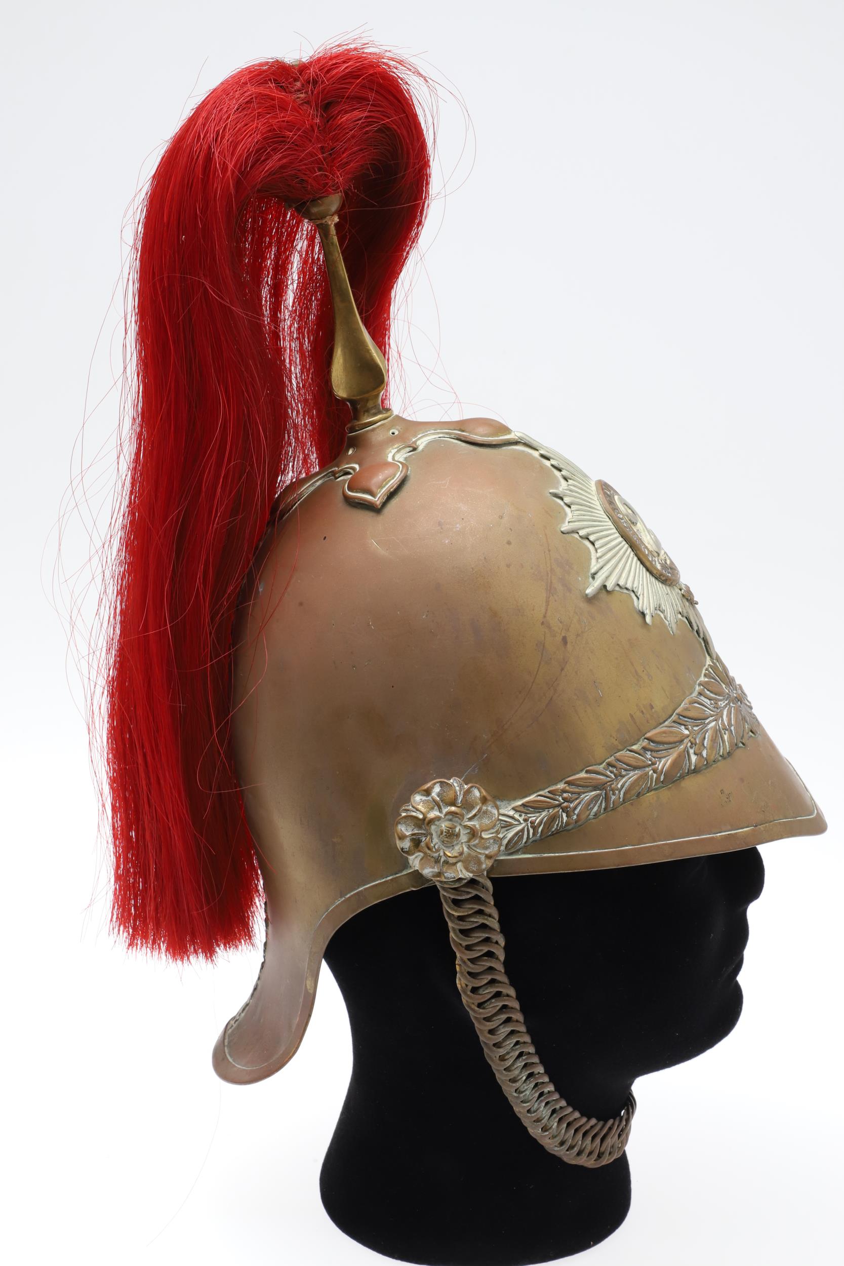 A 2ND (QUEEN'S BAYS) DRAGOON GUARDS 1871 PATTERN HELMET. - Image 10 of 14