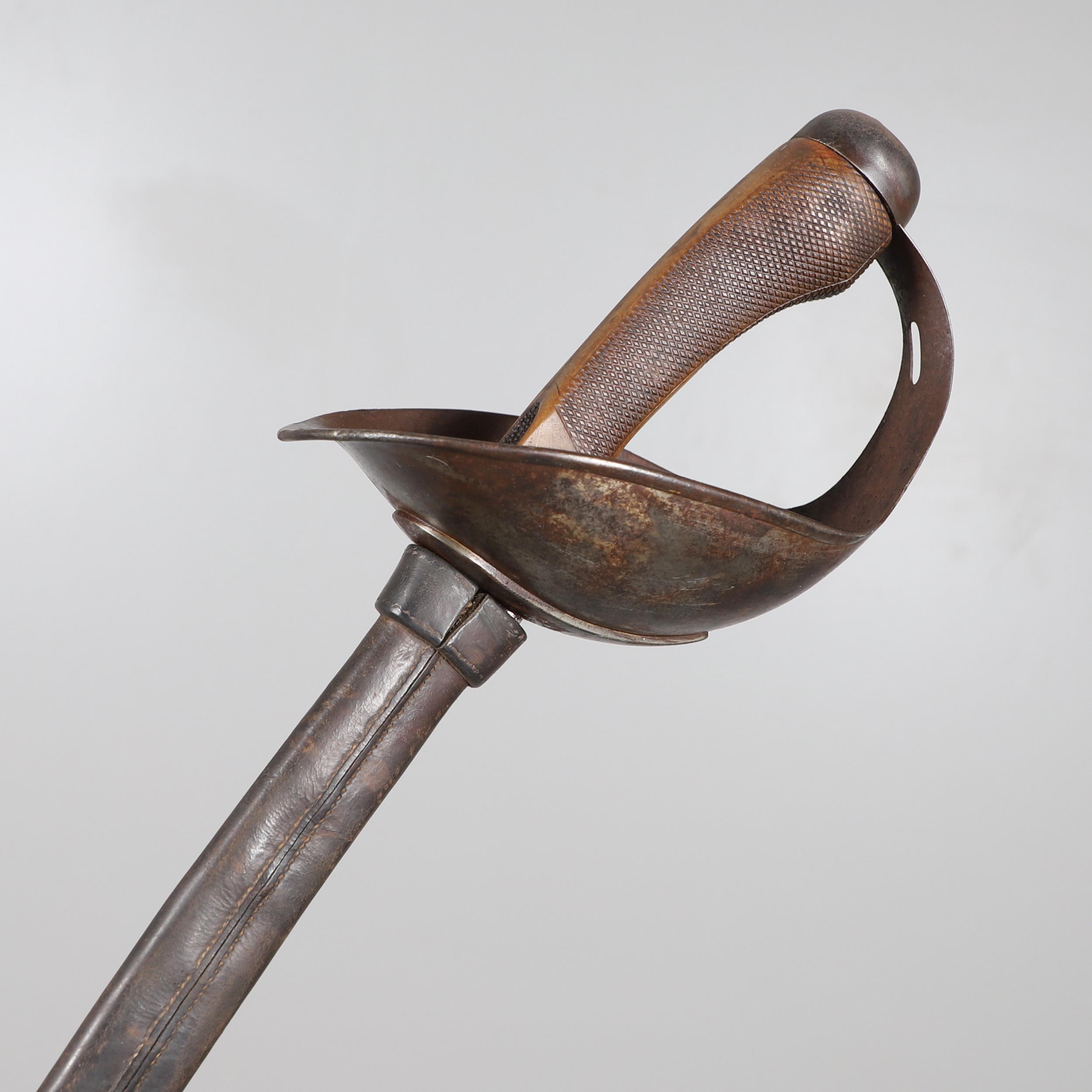 A 1908 PATTERN CAVALRY SWORD AND SCABBARD. - Image 2 of 15