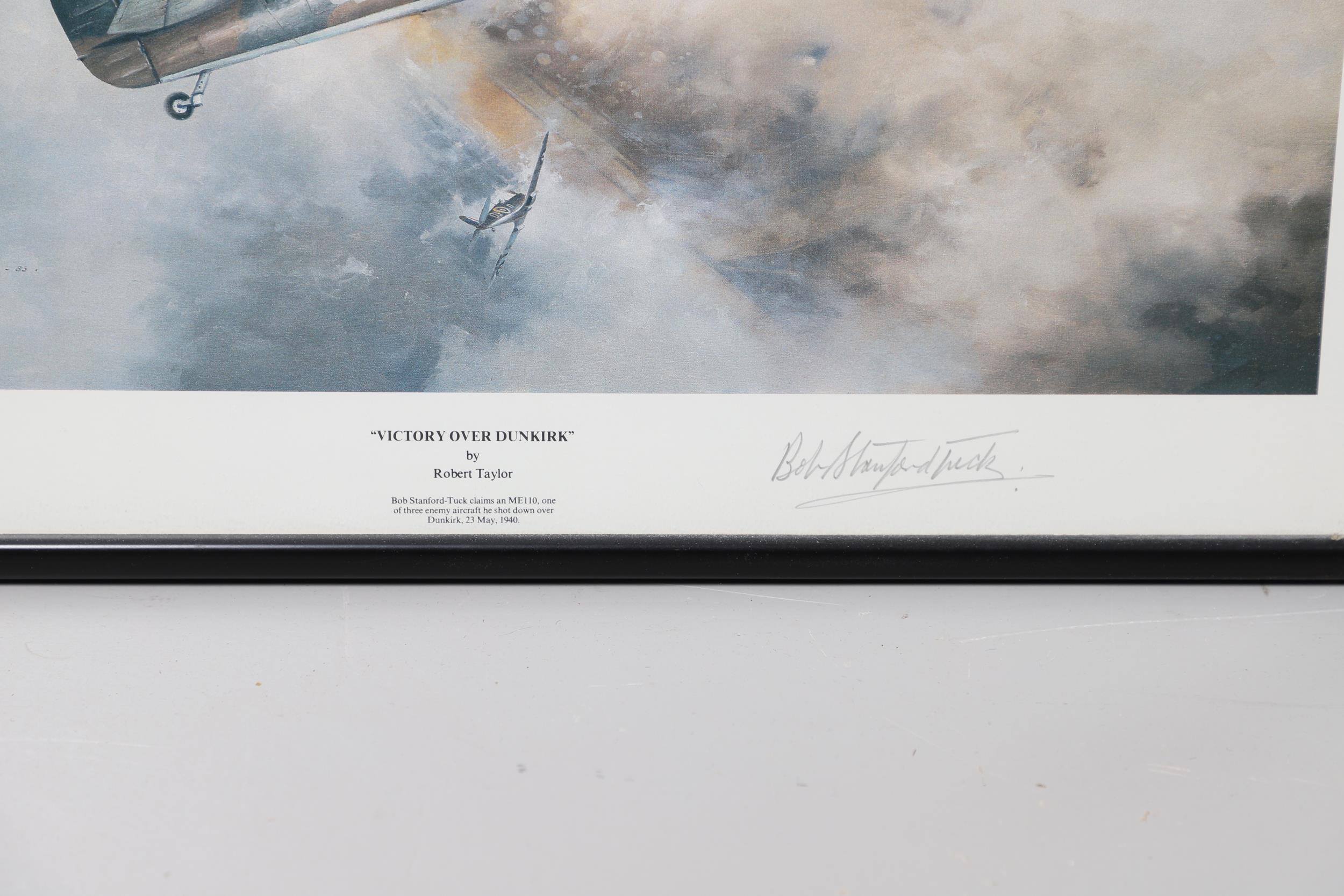 THREE SECOND WORLD WAR AVIATION PRINTS AFTER ROBERT TAYLOR WITH VARIOUS SIGNATURES. - Bild 4 aus 13