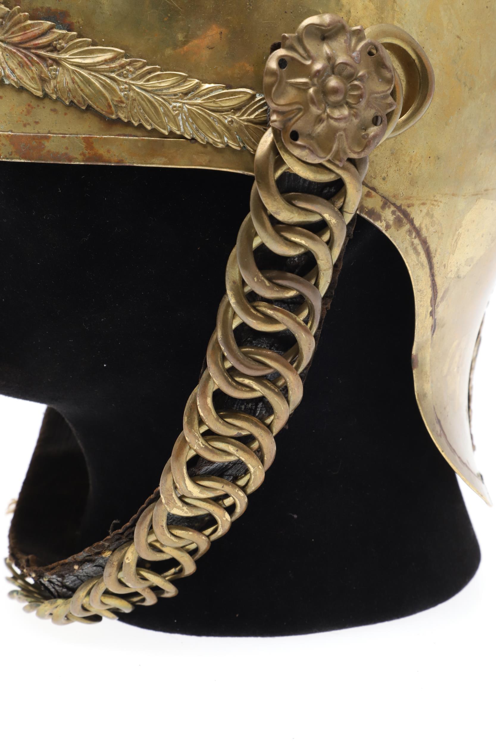 A 1ST DRAGOON GUARDS 1871 PATTERN HELMET. - Image 6 of 15