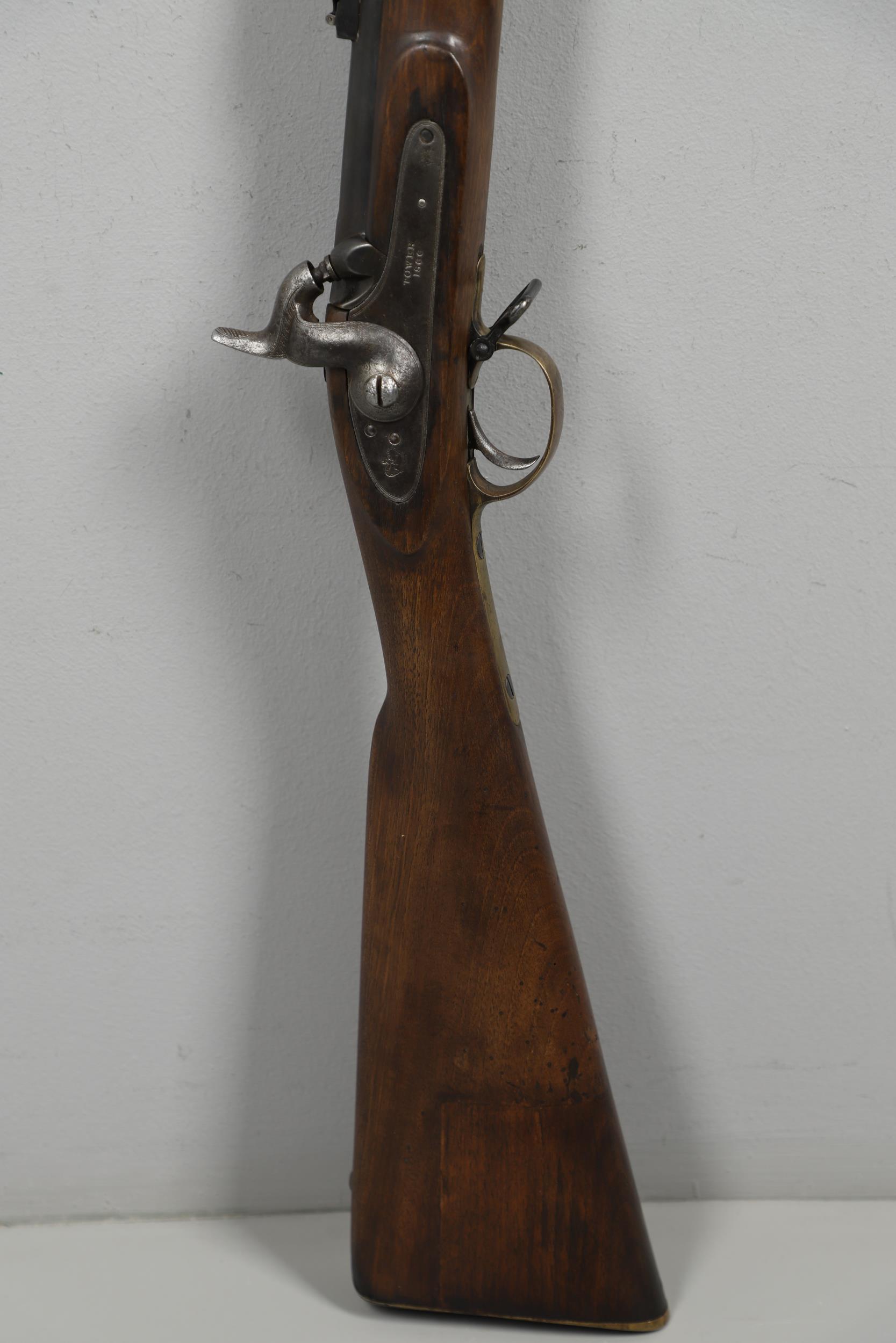 A TOWER ISSUED PATTERN 53 THREE BAND RIFLE. - Image 6 of 8