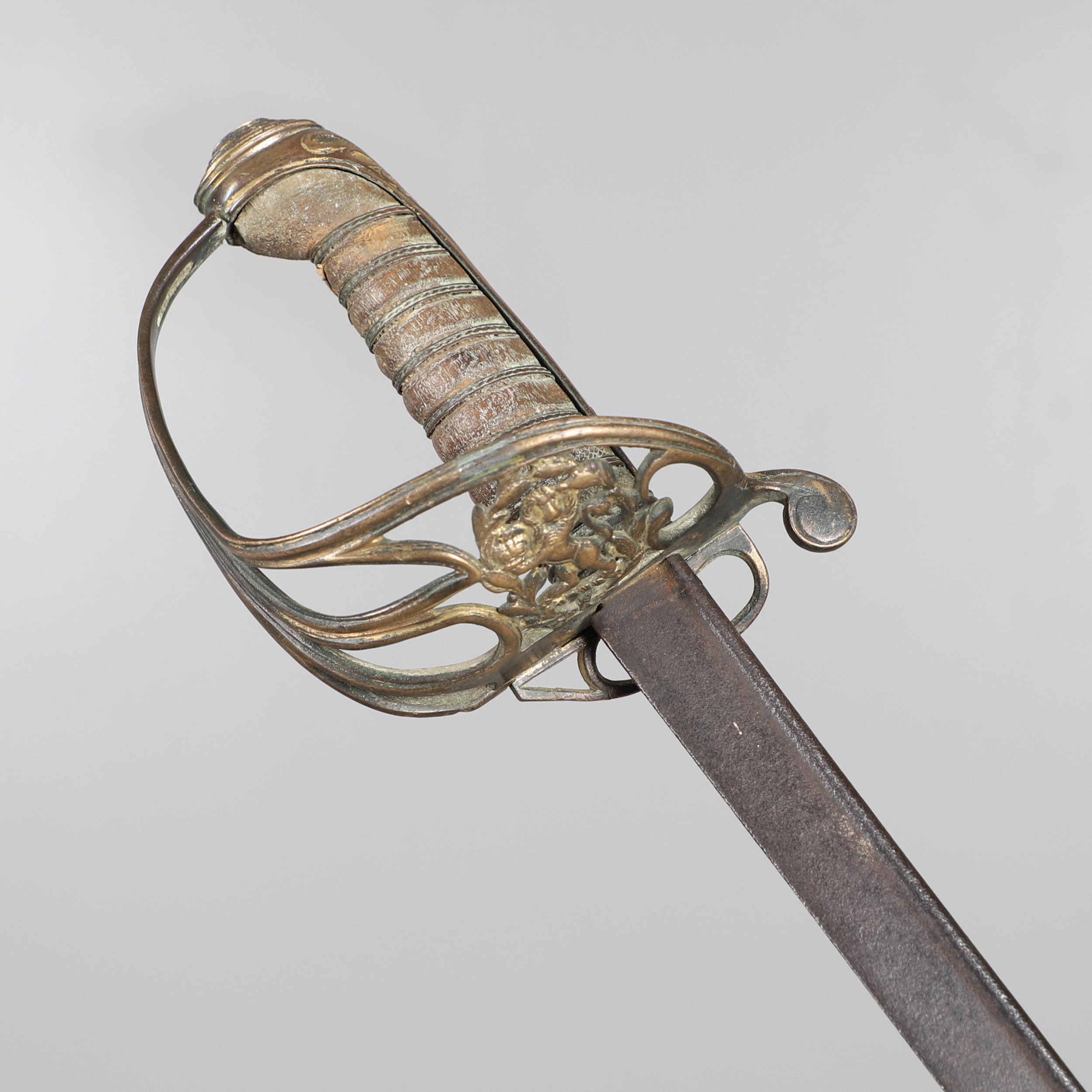 AN EAST INDIA COMPANY OFFICER'S 1822 PATTERN SWORD.