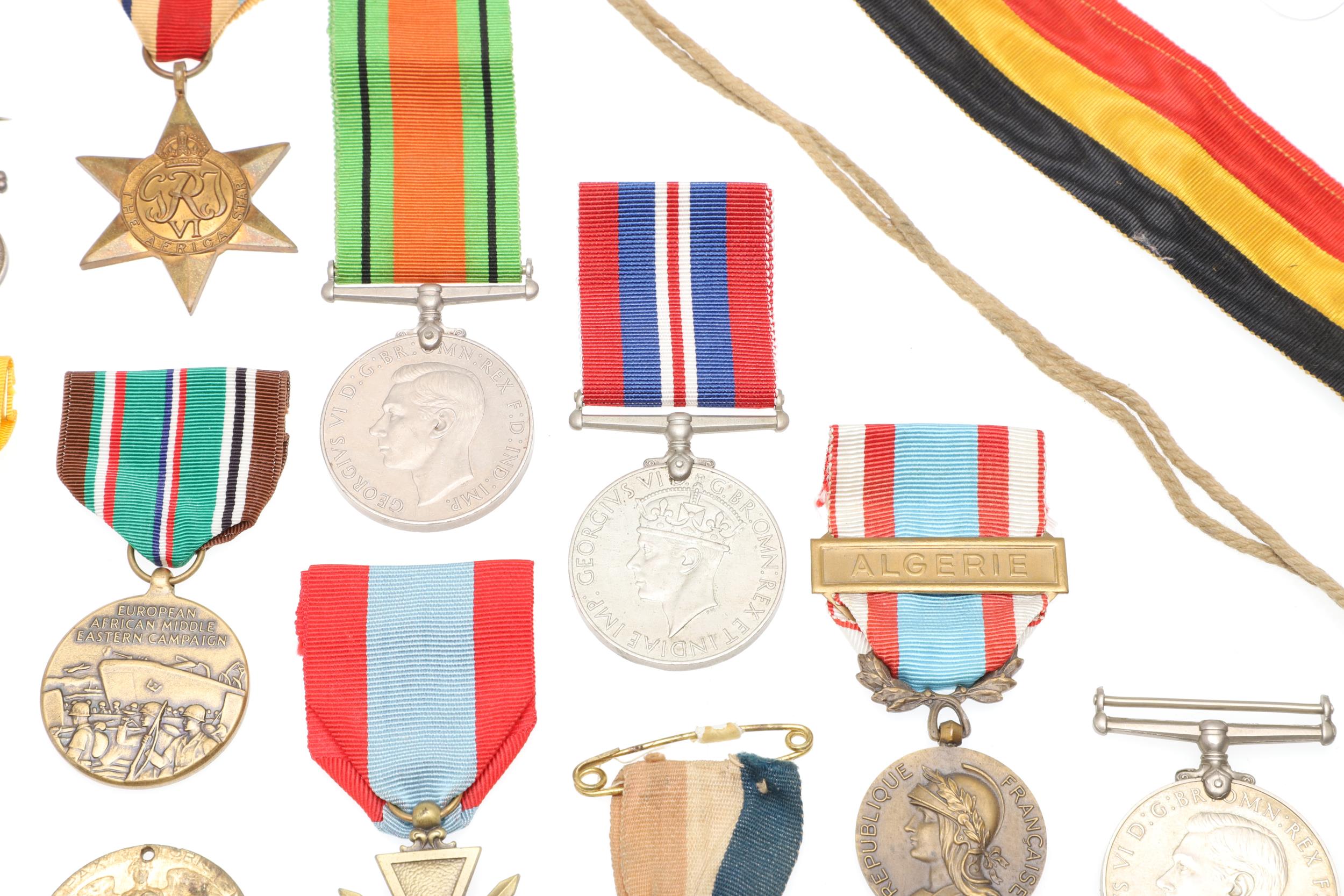 A COLLECTION OF SECOND WORLD WAR AND OTHER MEDALS. - Image 9 of 18