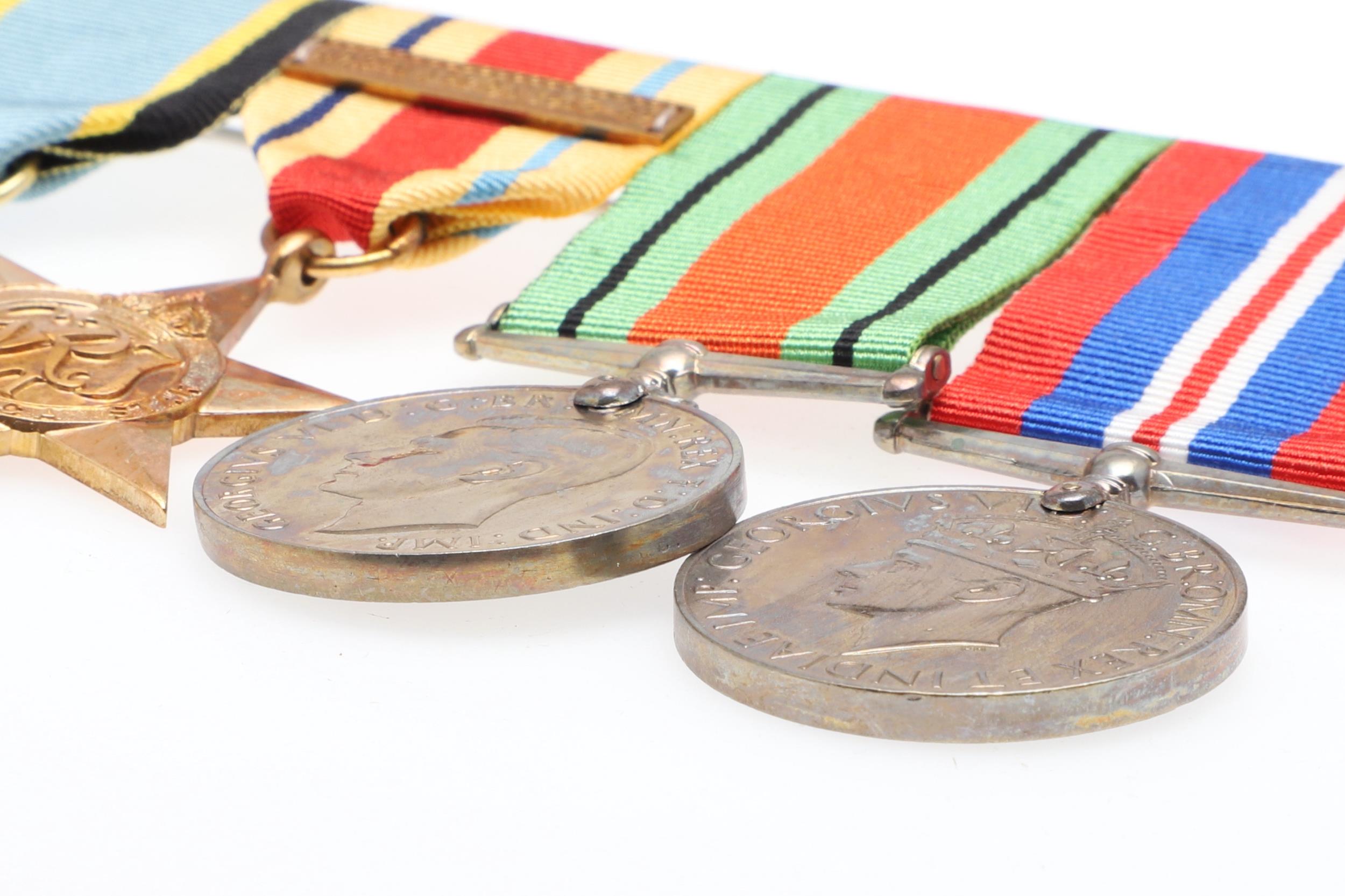 THREE BARS OF SECOND WORLD WAR MEDALS TO INCLUDE A NEW ZEALAND WAR SERVICE GROUP. - Image 8 of 11