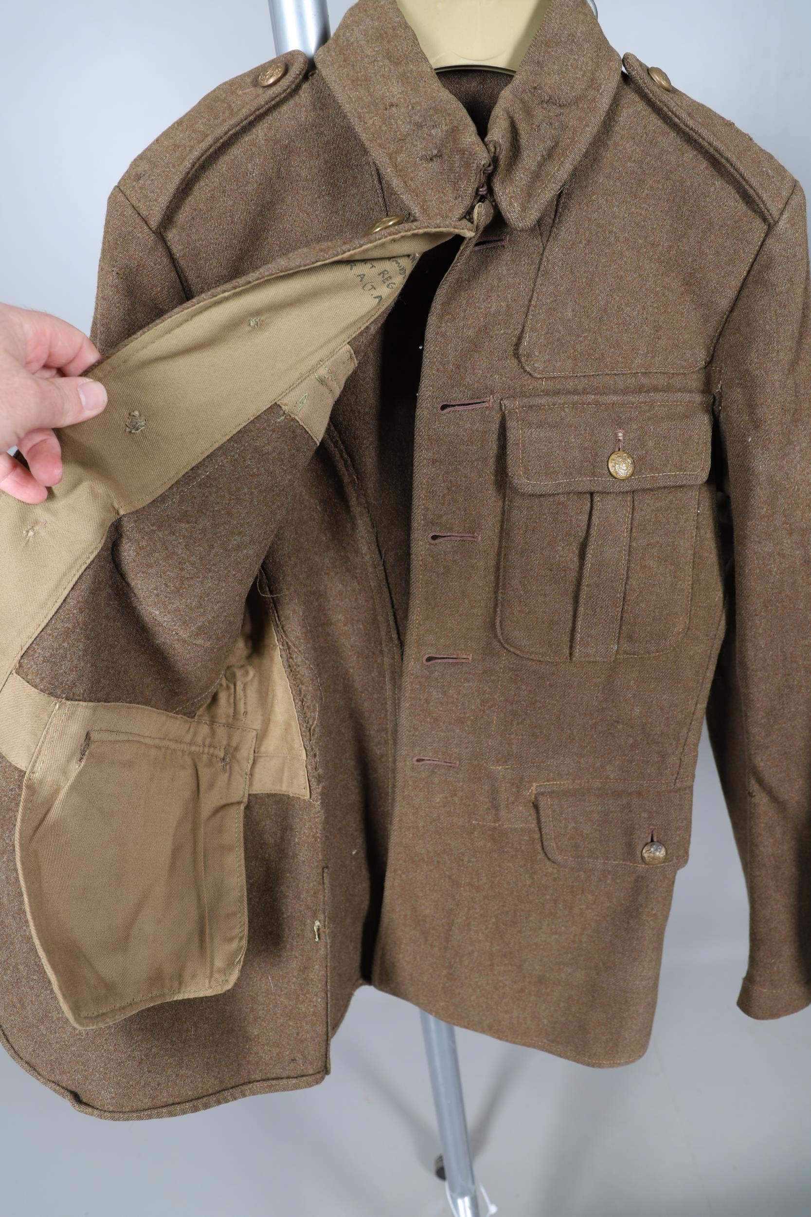 THREE 1922 PATTERN OR SIMILAR JACKETS WITH GENERAL SERVICE BUTTONS. - Image 7 of 12