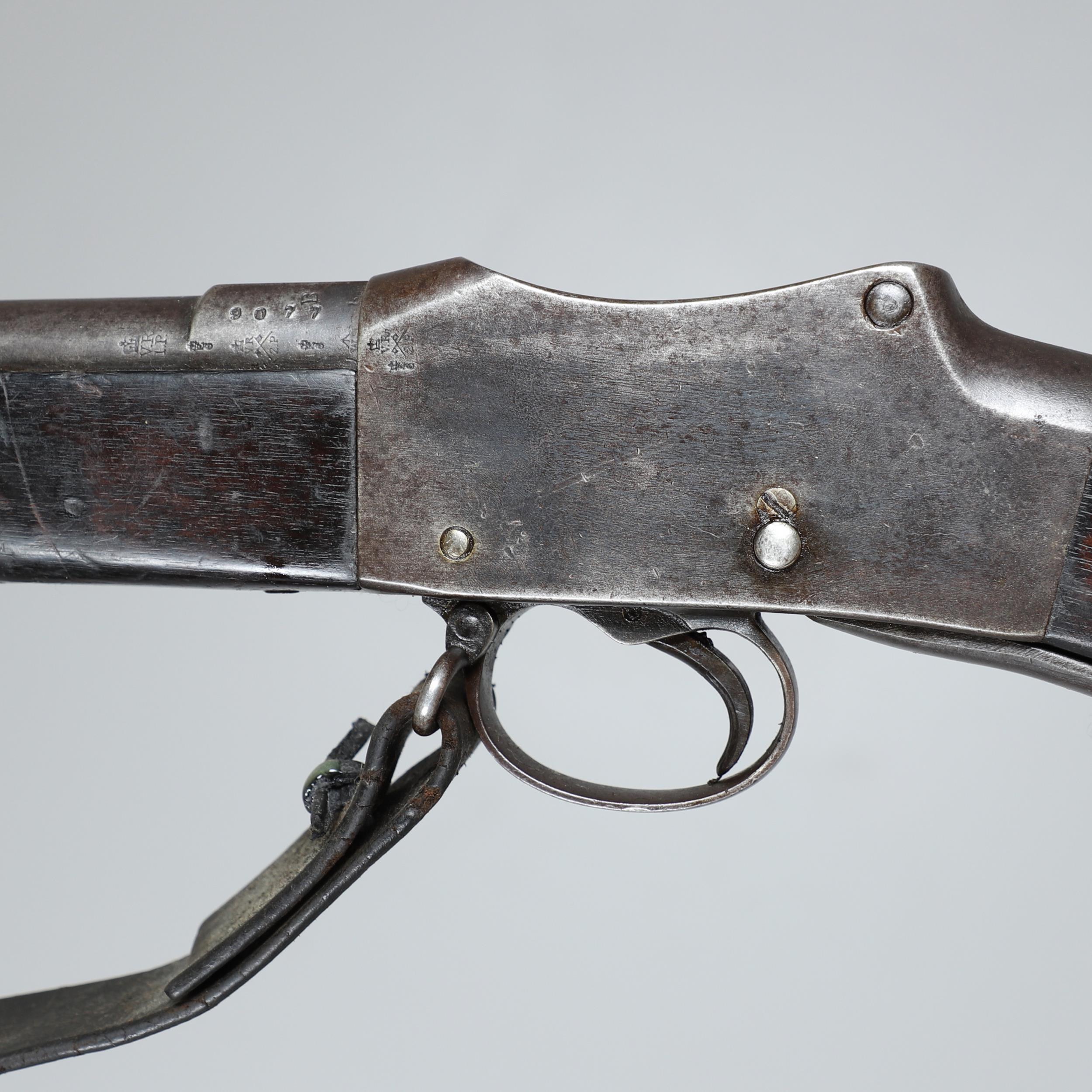 AN ENFIELD MARTINI HENRY MARK IV MILITARY RIFLE. - Image 2 of 21