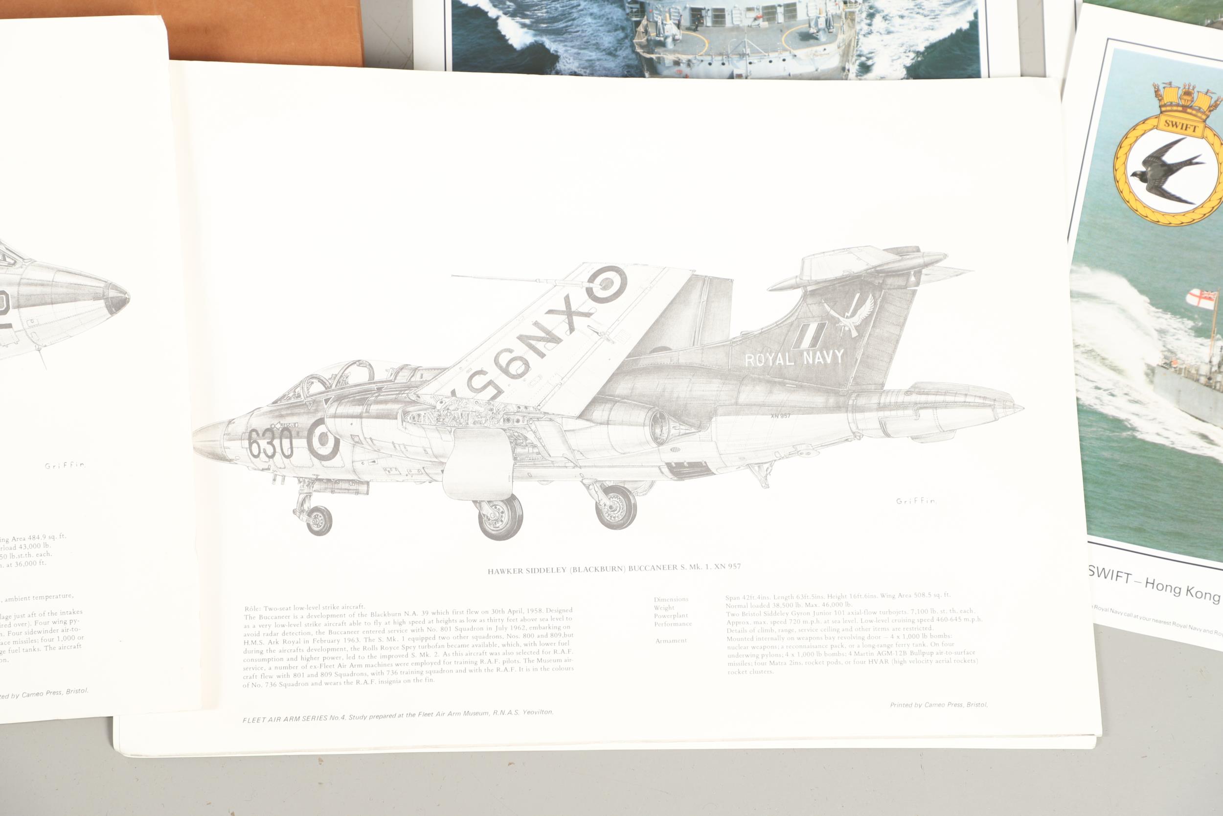 AN INTERESTING COLLECTION OF MILITARY AIRCRAFT PLANS, MANUALS, DOCUMENTS AND OTHER ITEMS. - Image 24 of 28