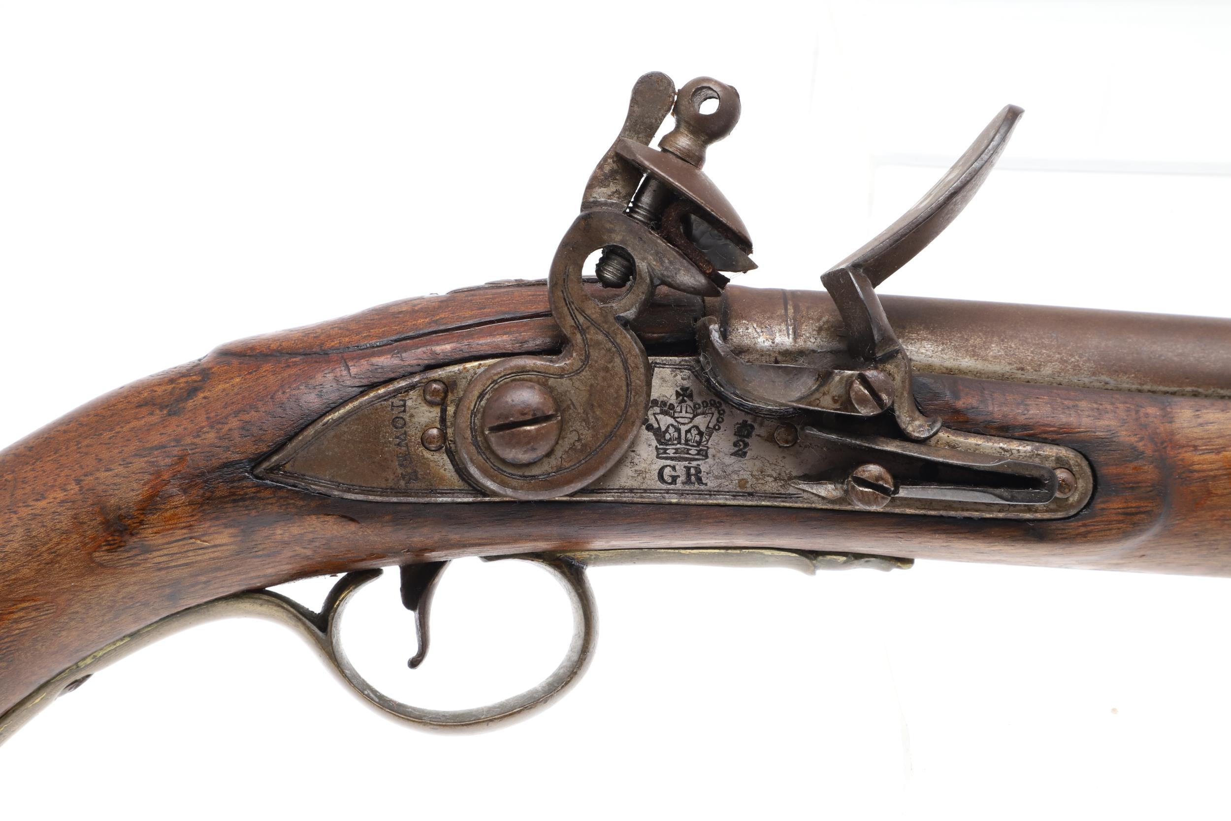 A TOWER ISSUED 1801 PATTERN 'LONG' SEA SERVICE PISTOL. - Bild 5 aus 15