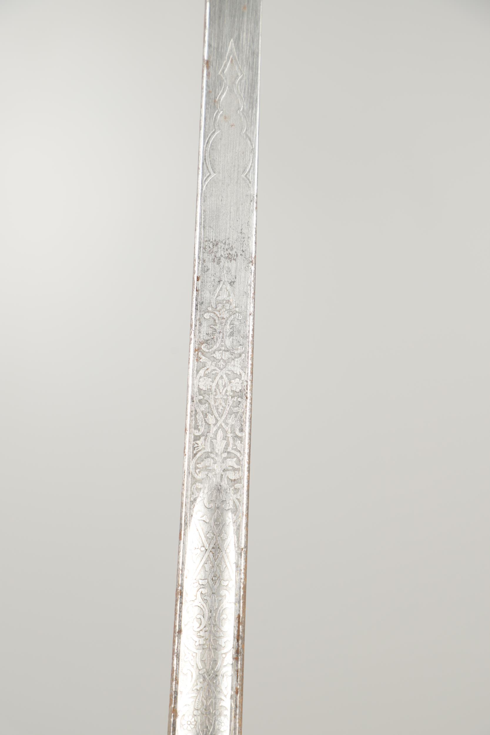 A ROYAL FUSILIERS 1897 PATTERN SWORD AND SCABBARD. - Image 7 of 14