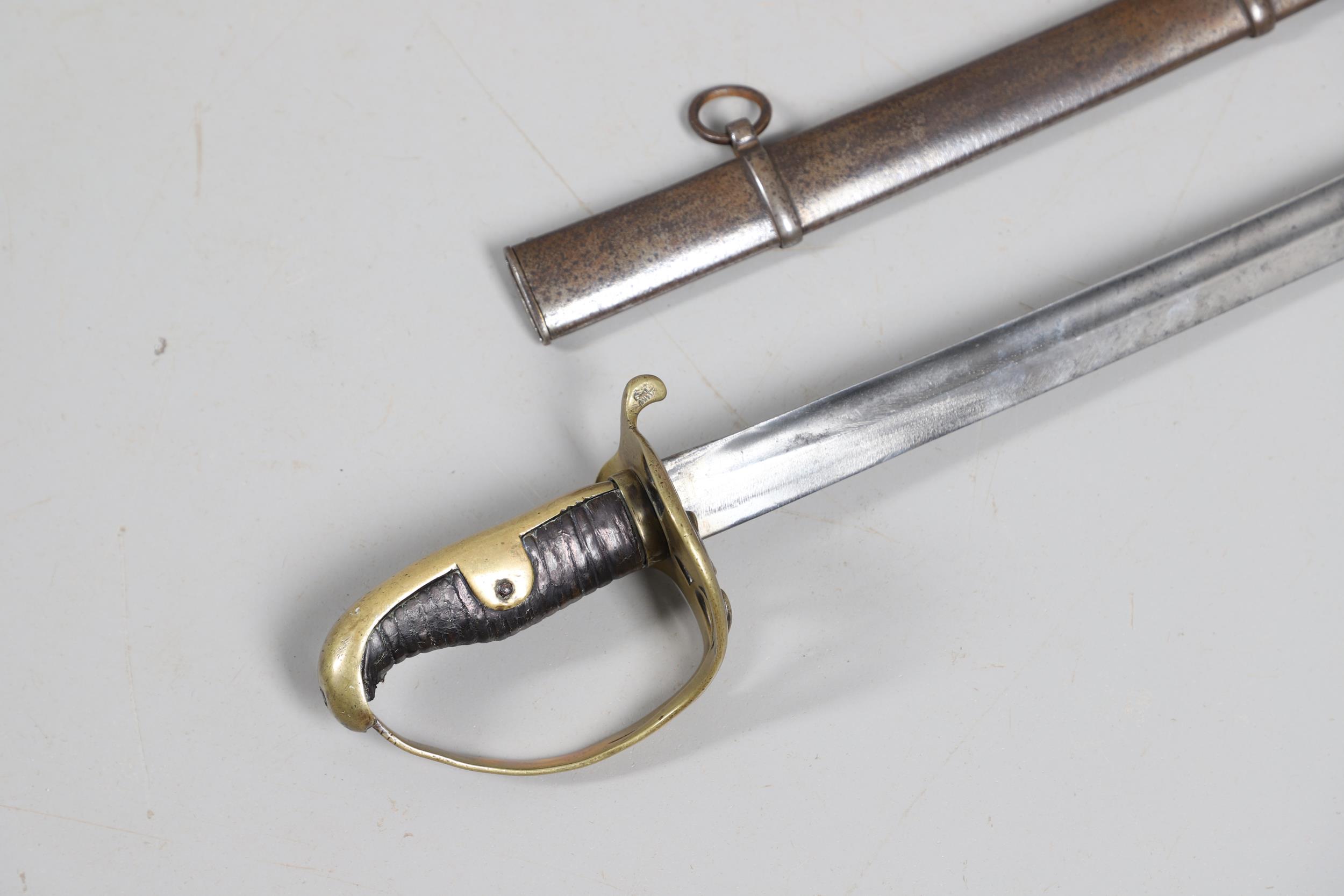 A FIRST WORLD WAR TURKISH CAVALRY OFFICER'S SABRE AND SCABBARD. - Image 7 of 15