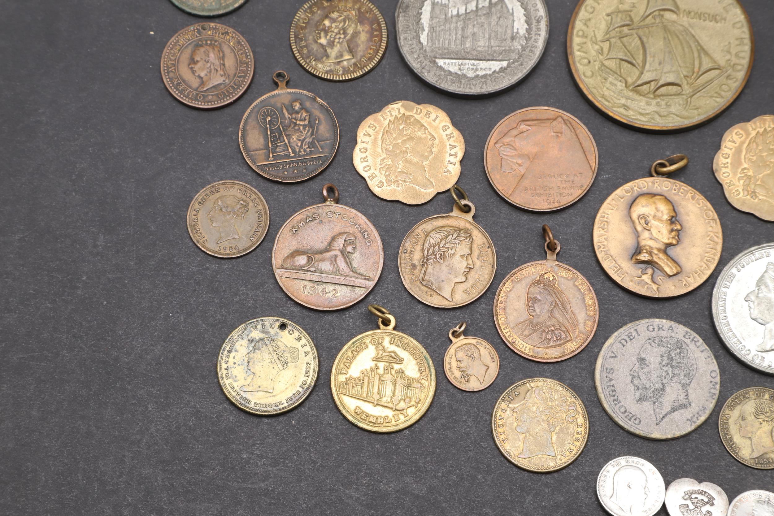 A COLLECTION OF COMMEMORATIVE AND SPORTING MEDALS. - Image 9 of 15