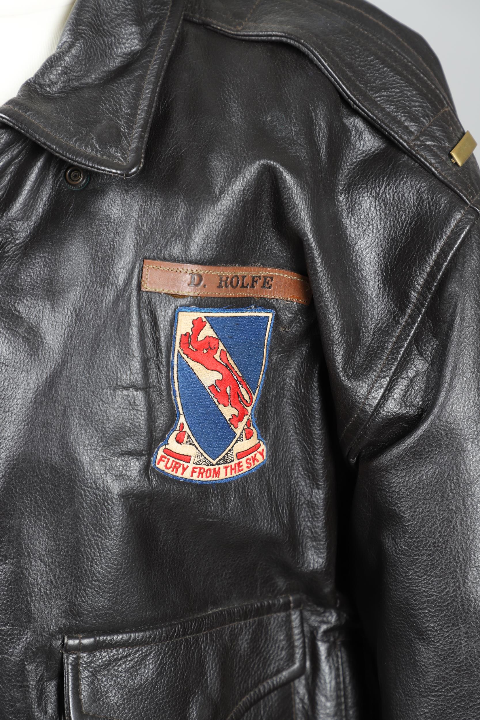 A FLIGHT TECH INC. TYPE A-2C LEATHER FLYING JACKET. - Image 2 of 12