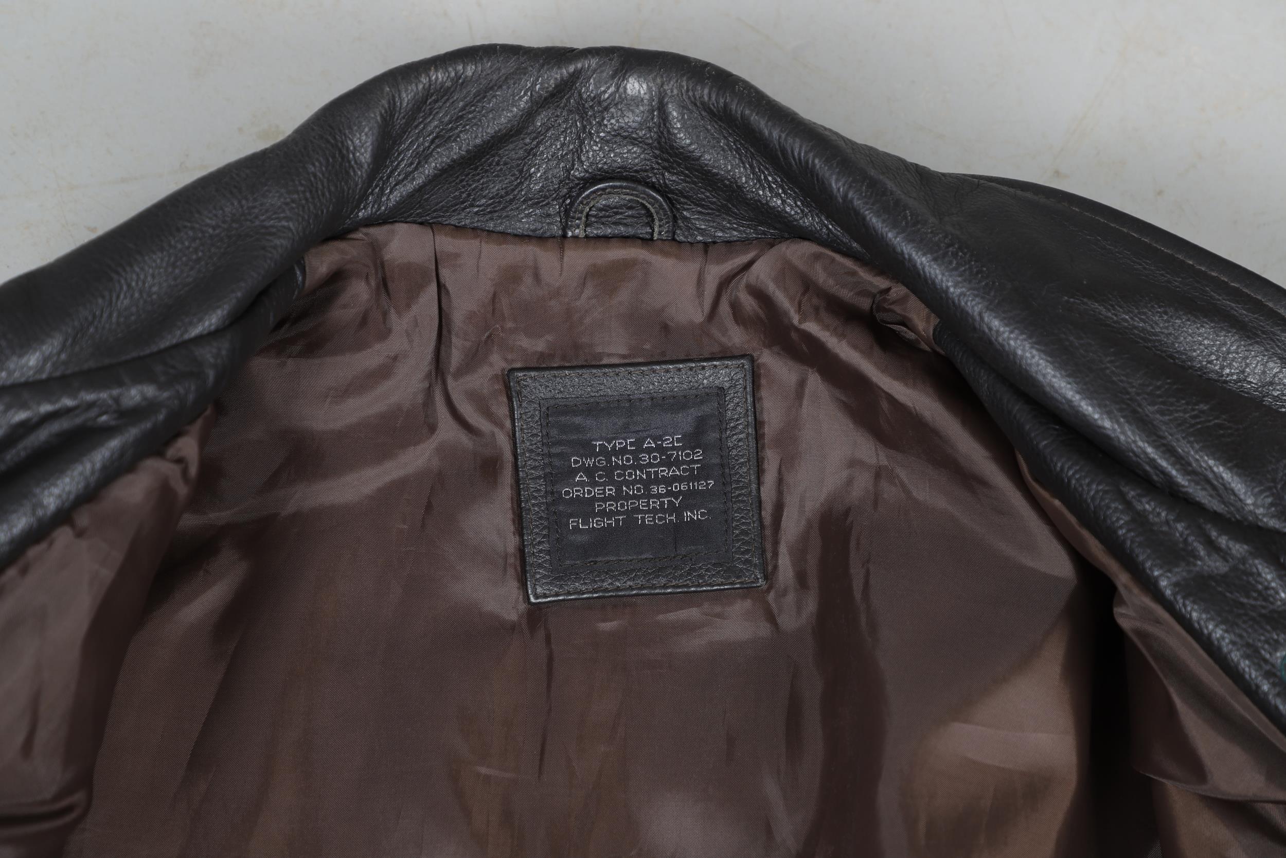 A FLIGHT TECH INC. TYPE A-2C LEATHER FLYING JACKET. - Image 10 of 12