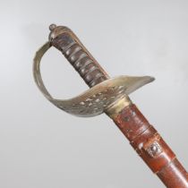 A GEORGE FITH 1895 PATTERN INFANTRY SWORD AND SCABBARD.