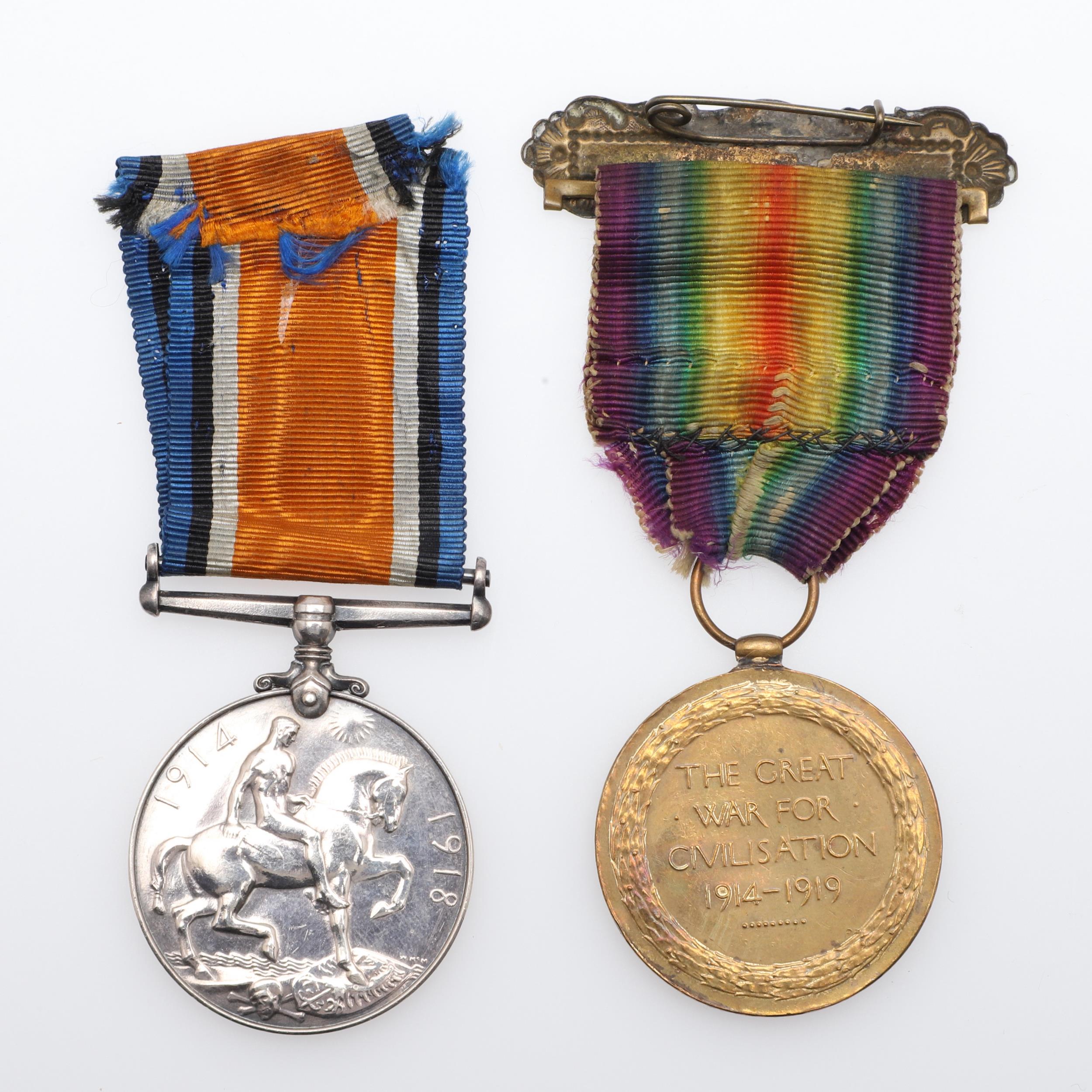 A FIRST WORLD WAR PAIR TO THE SERVICE CORPS AND FIVE INDIVIDUAL MEDALS. - Bild 6 aus 10