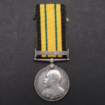 AN AFRICA GENERAL SERVICE MEDAL WITH SOMALILAND 1908-1910 CLASP.