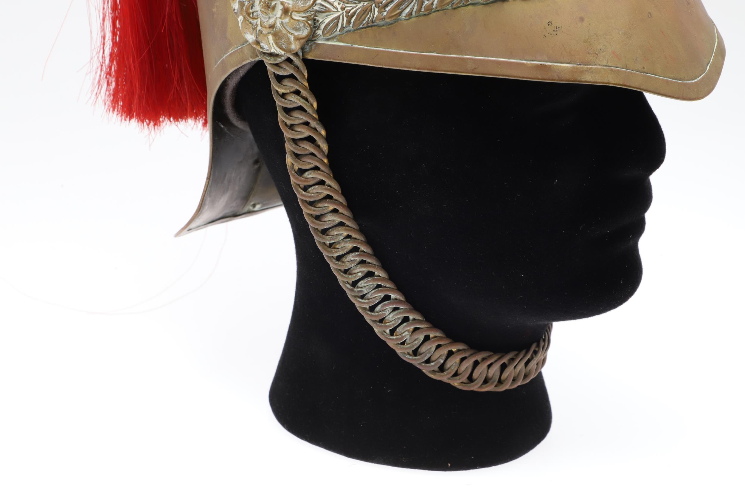 A 2ND (QUEEN'S BAYS) DRAGOON GUARDS 1871 PATTERN HELMET. - Image 7 of 14