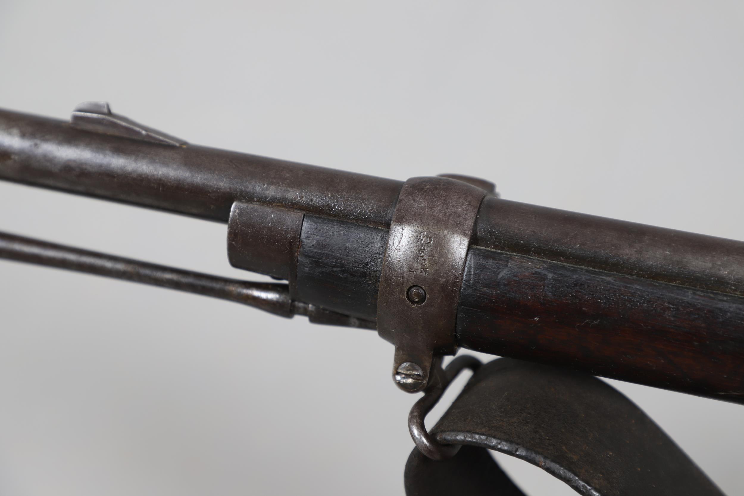 AN ENFIELD MARTINI HENRY MARK IV MILITARY RIFLE. - Image 10 of 21