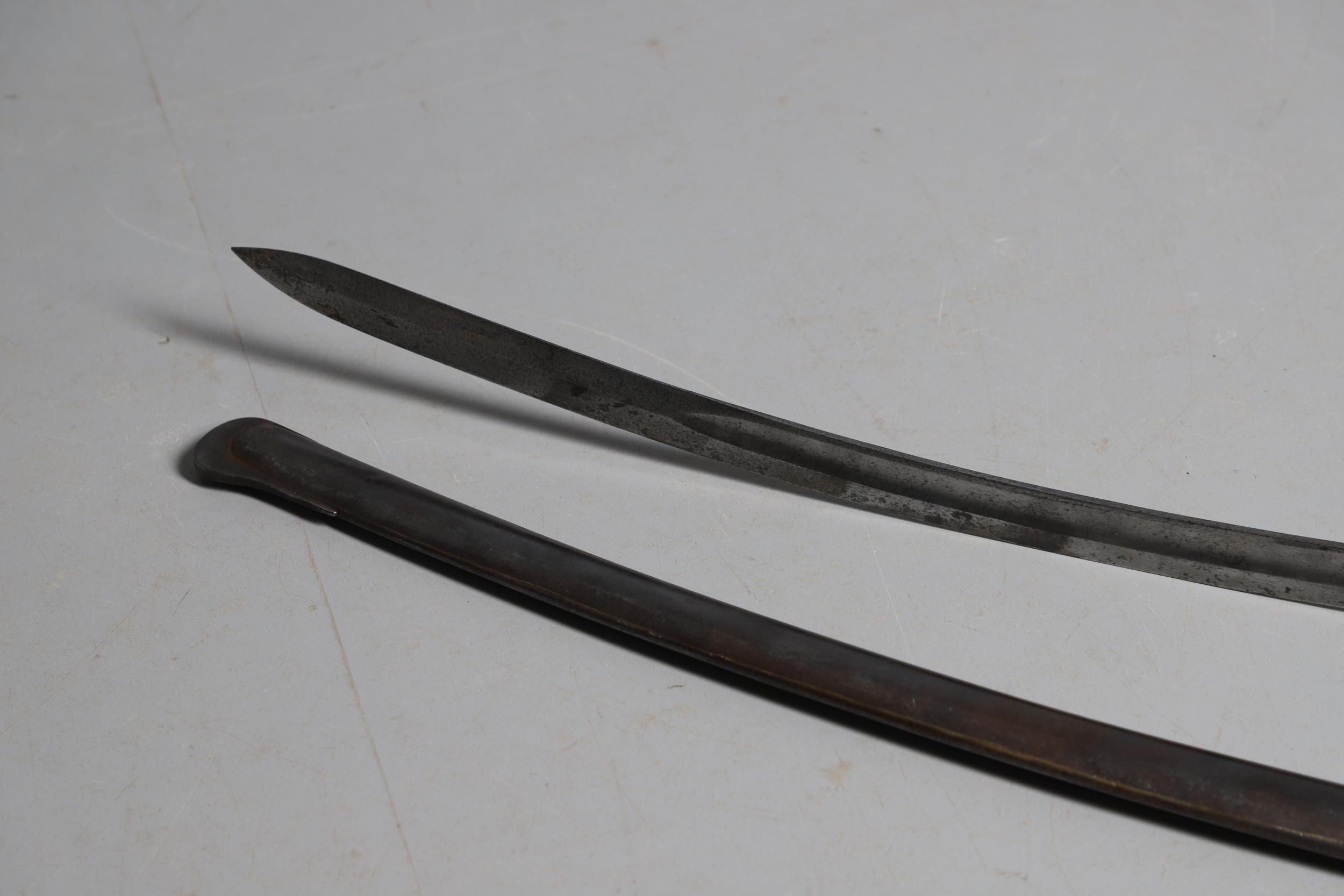 AN UNUSUAL BRITISH CRIMEAN WAR PERIOD ROYAL ENGINEERS DRIVERS SWORD AND SCABBARD. - Image 10 of 13