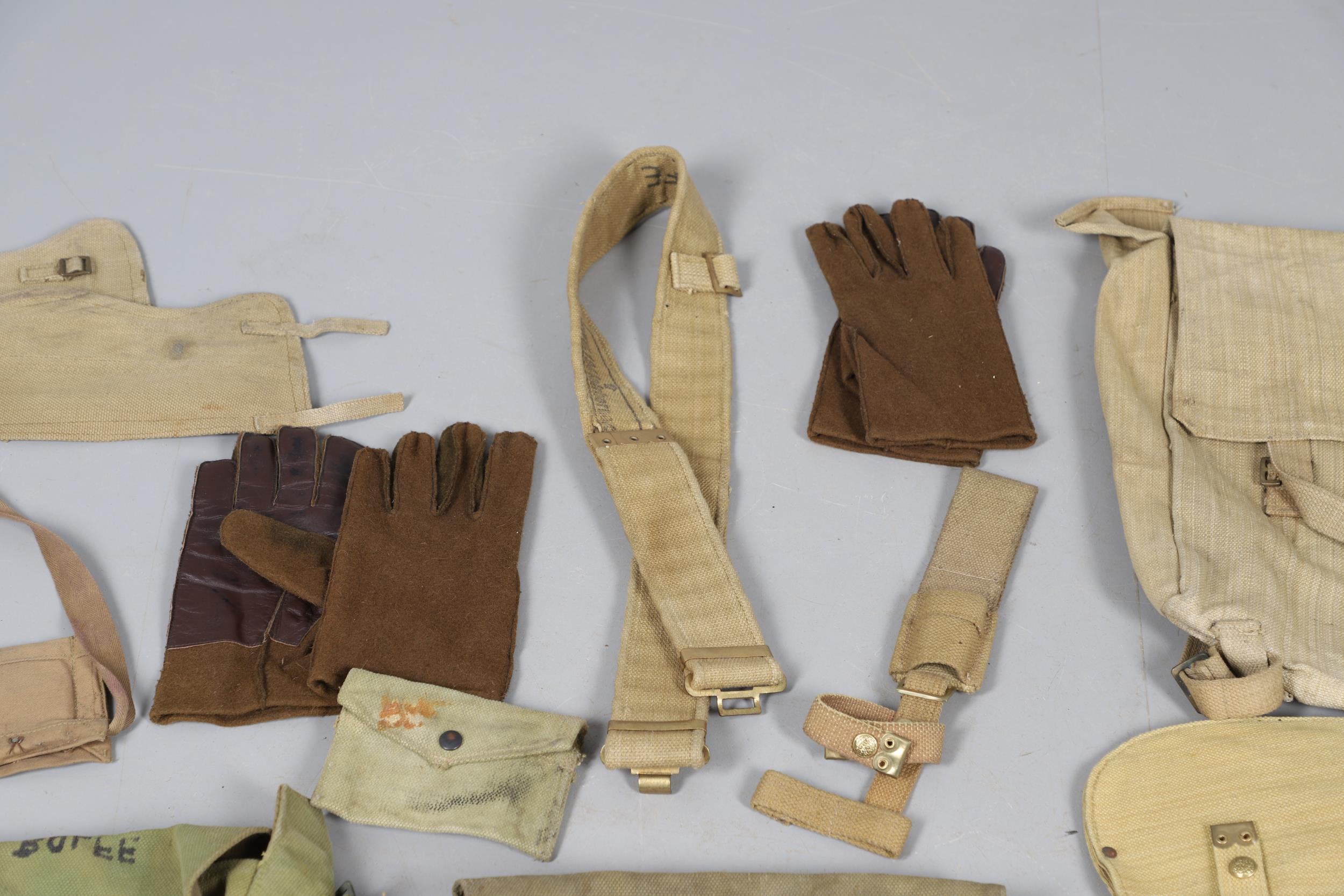 A LARGE COLLECTION OF SECOND WORLD WAR AND LATER WEBBING AND SIMILAR ITEMS. - Image 27 of 27