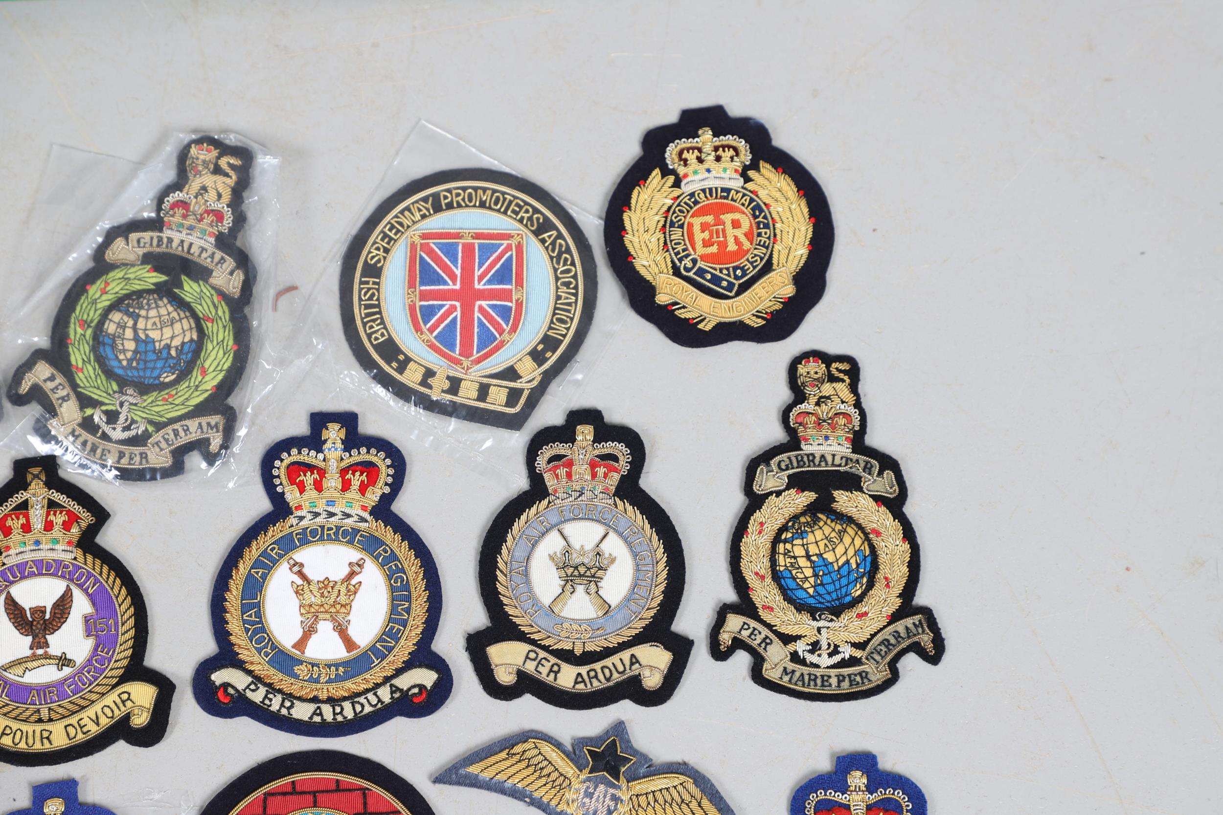 A LARGE COLLECTION OF MILITARY BADGES, MANY BLAZER BADGES AND OTHERS. - Image 4 of 23