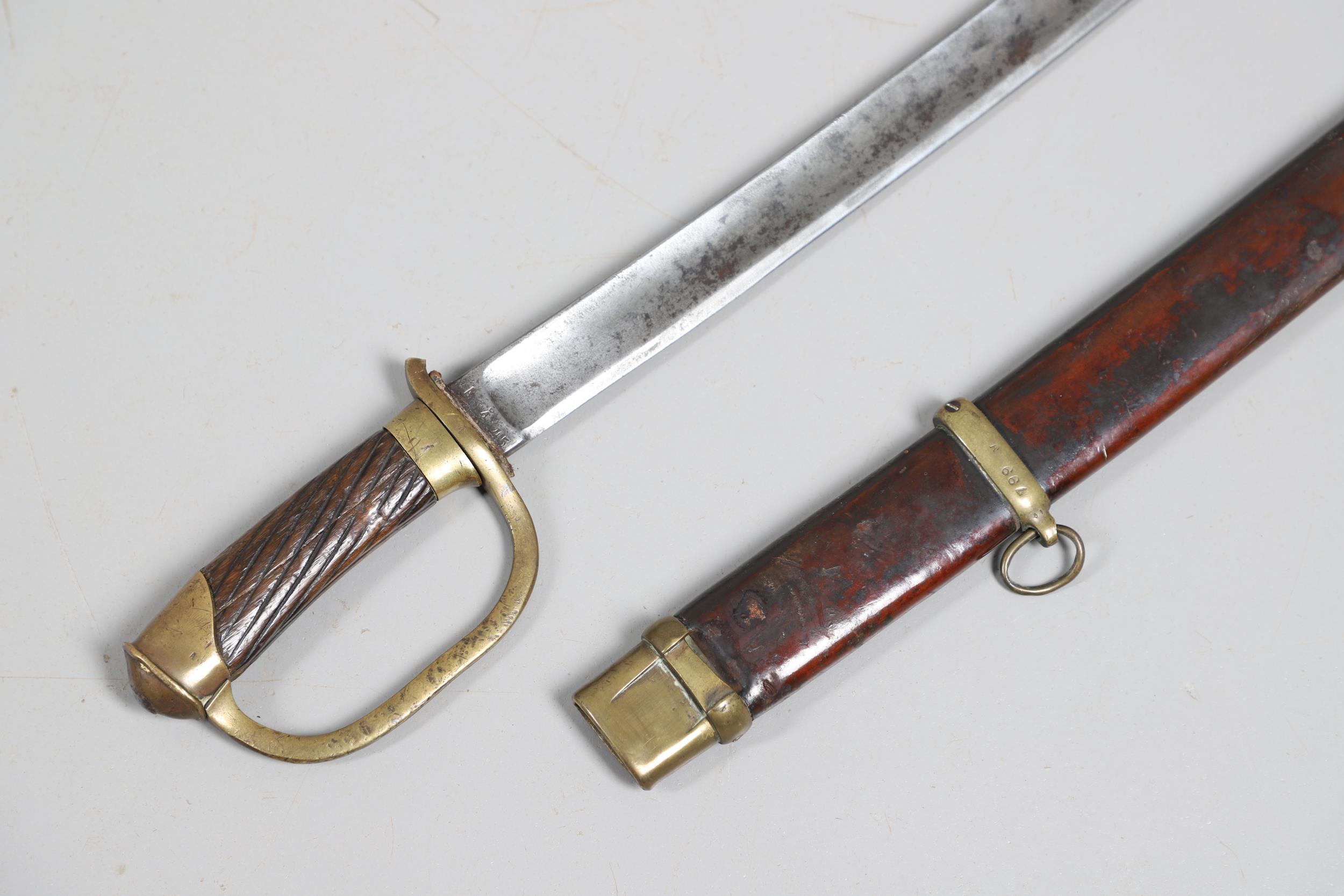 A FIRST WORLD WAR RUSSIAN 1881 PATTERN CAVALRY TROOPER'S SWORD AND SCABBARD. - Image 8 of 13