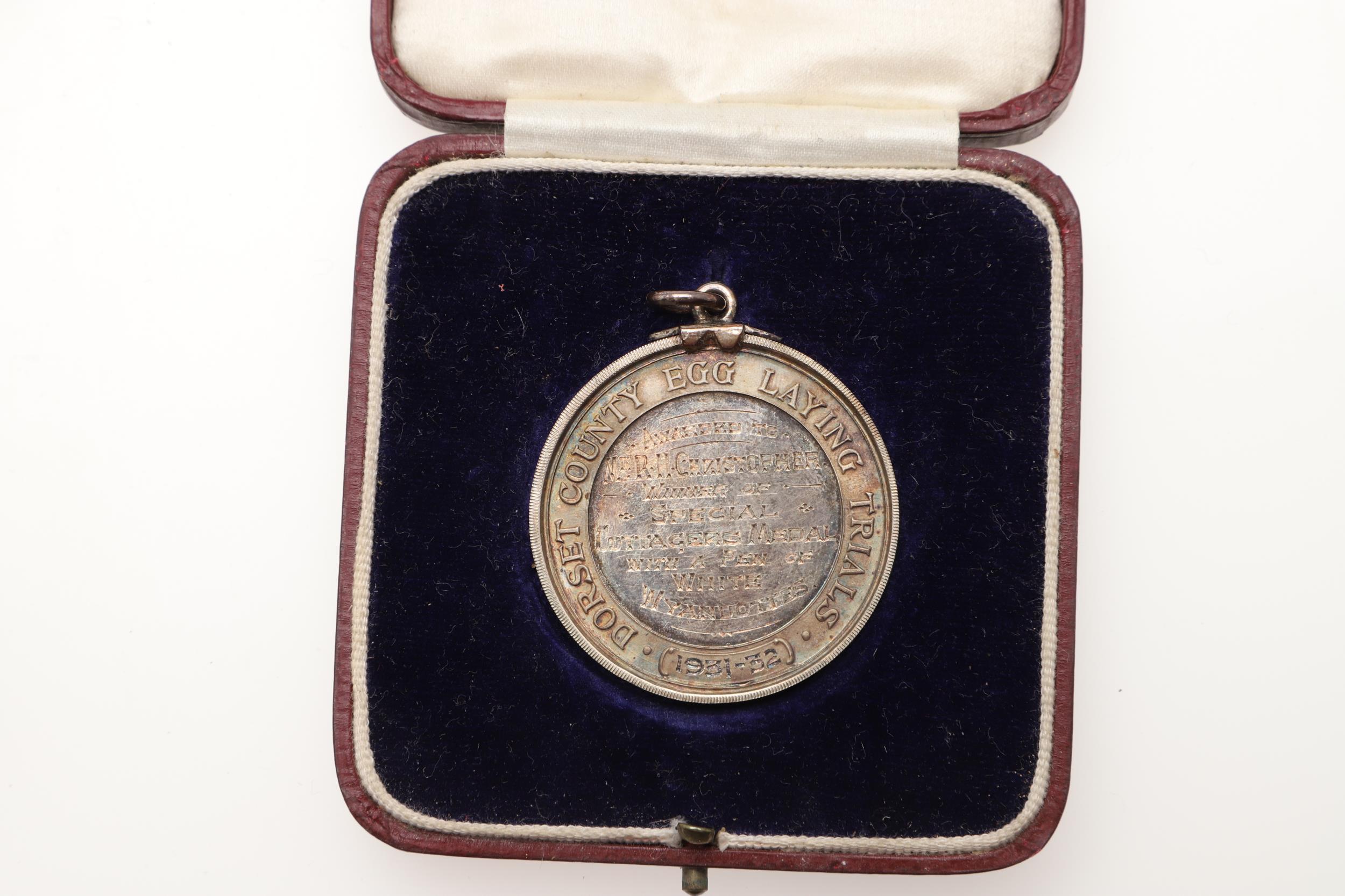 AN EXTENSIVE COLLECTION OF GOLD, SILVER AND BRONZE MEDALS FOR EGG LAYING. - Image 21 of 23