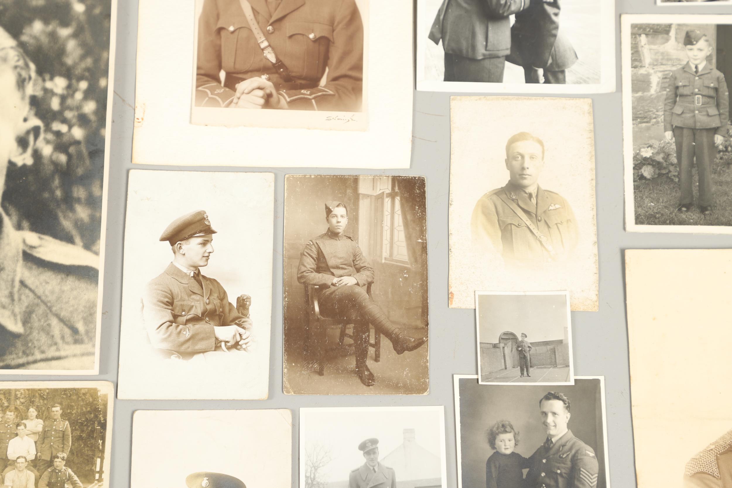 AN INTERESTING COLLECTION OF PORTRAIT PHOTOGRAPHS OF MEN IN UNIFORM TO INCLUDE ROYAL FLYING CORPS AN - Image 10 of 26