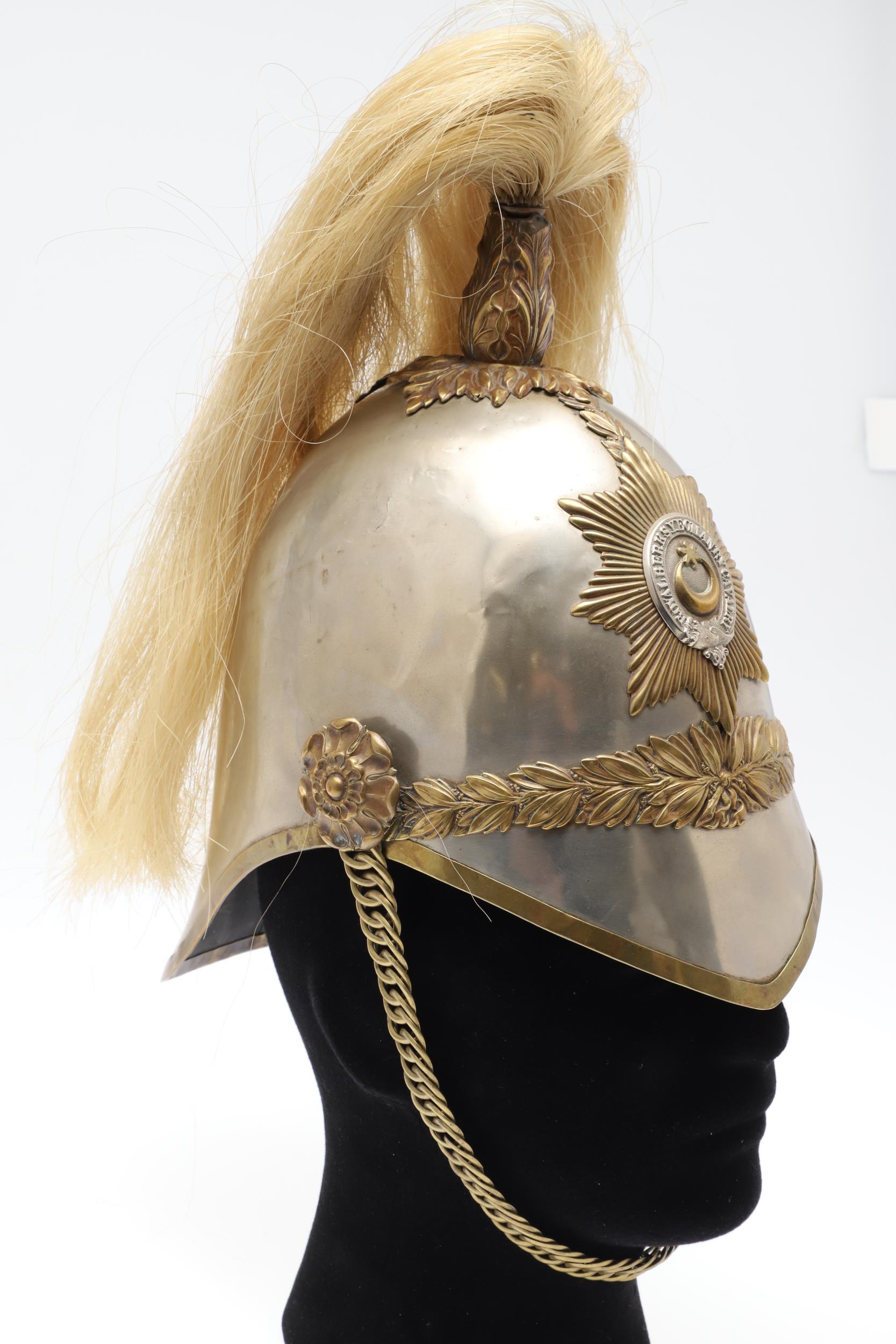 A ROYAL BERKSHIRE YEOMANRY CAVALRY 1871 PATTERN HELMET. - Image 5 of 14