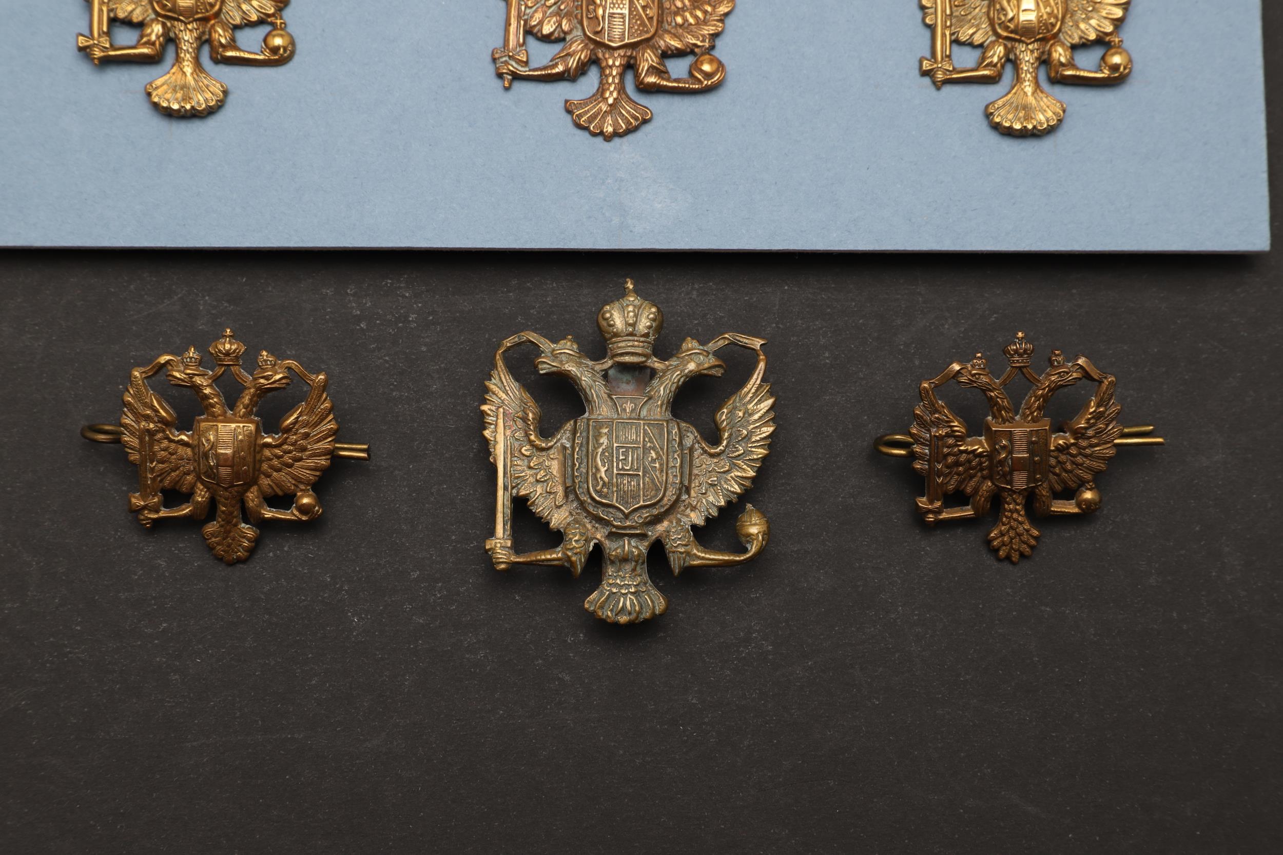 AN INTERESTING COLLECTION OF 1ST KING'S DRAGOON GUARDS CAP AND COLLAR BADGES. - Image 3 of 4