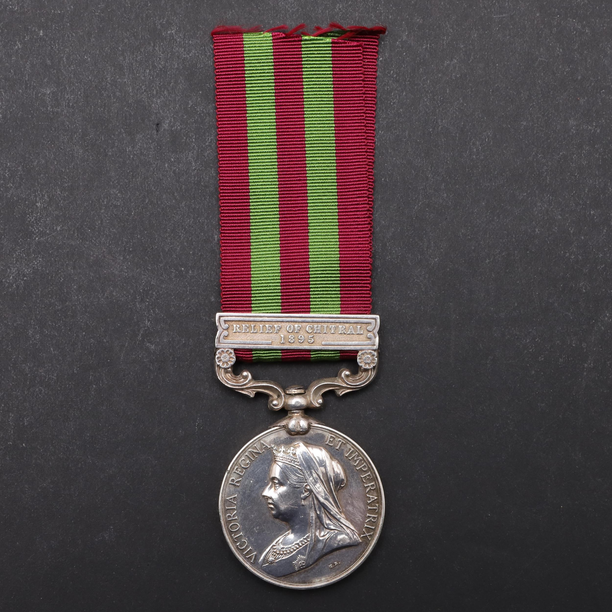 A VICTORIAN INDIA MEDAL 1896 TO THE EATS LANCS REGT.