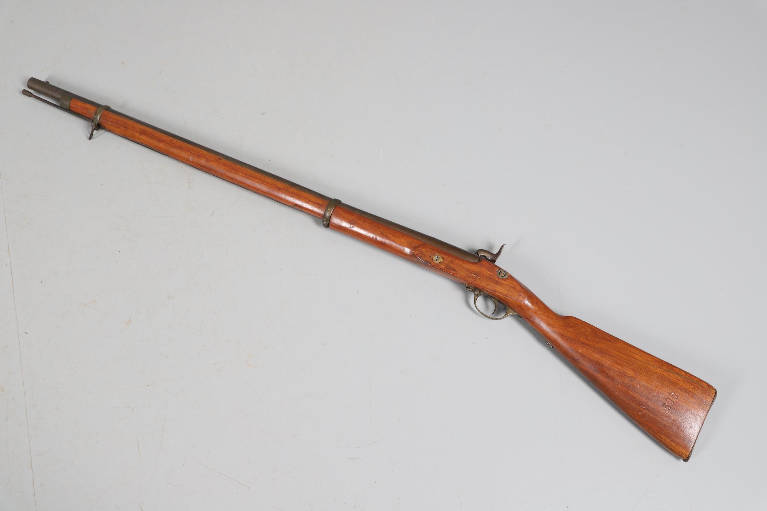 AN 1856 PATTERN PERCUSSION FIRING RIFLE. - Image 7 of 14