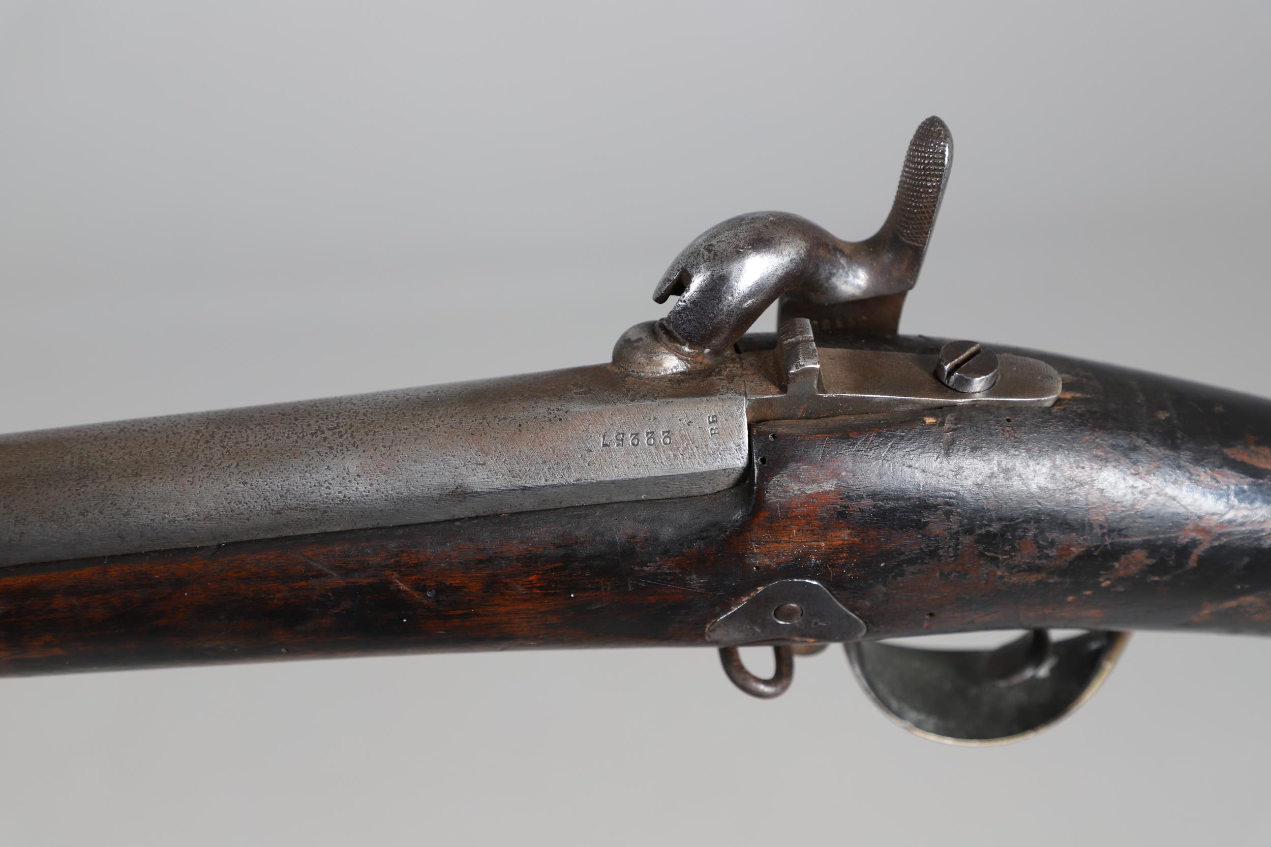 A RUSSIAN 1845 PATTERN PERCUSSION MUSKET DATED 1853. - Image 14 of 22